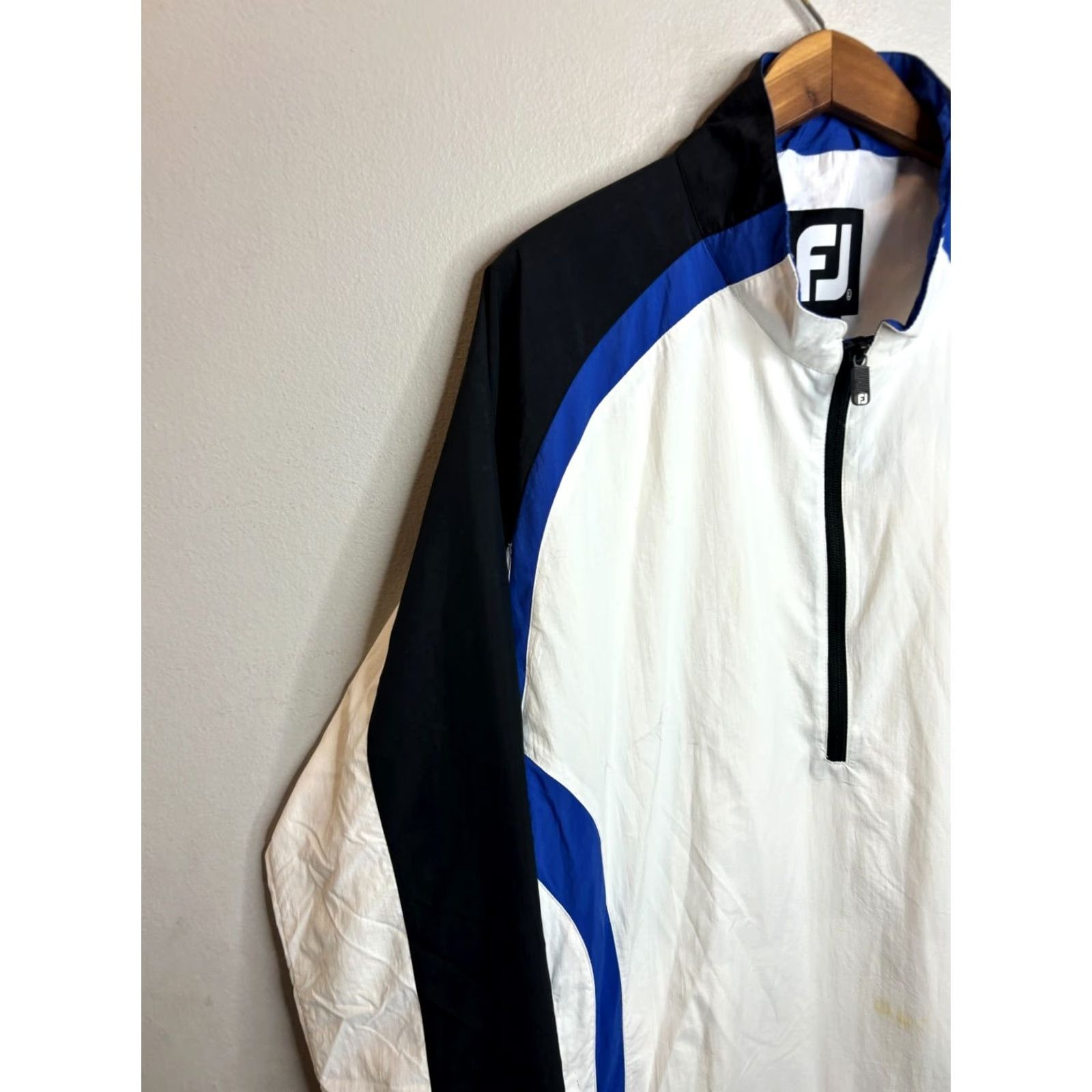 Footjoy Footjoy FJ 1/4 Zip Pullover Jacket Windbreaker Men's L White 564 Size US L / EU 52-54 / 3 - 2 Thumbnail