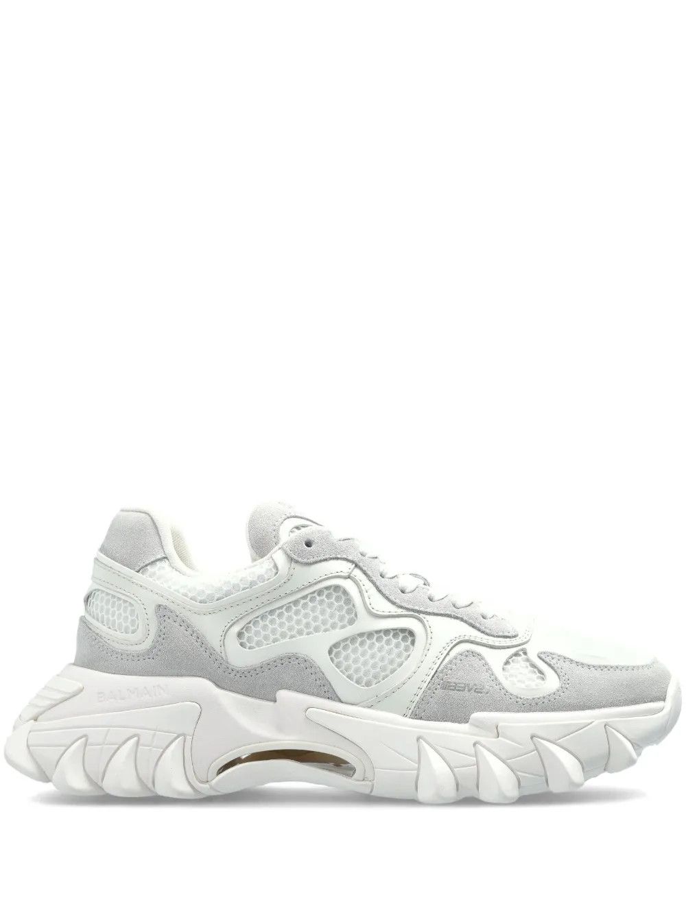Balmain o1s1wg110925 Logo Embroidery Sneakers in White Size US 9 / IT 39 - 1 Thumbnail