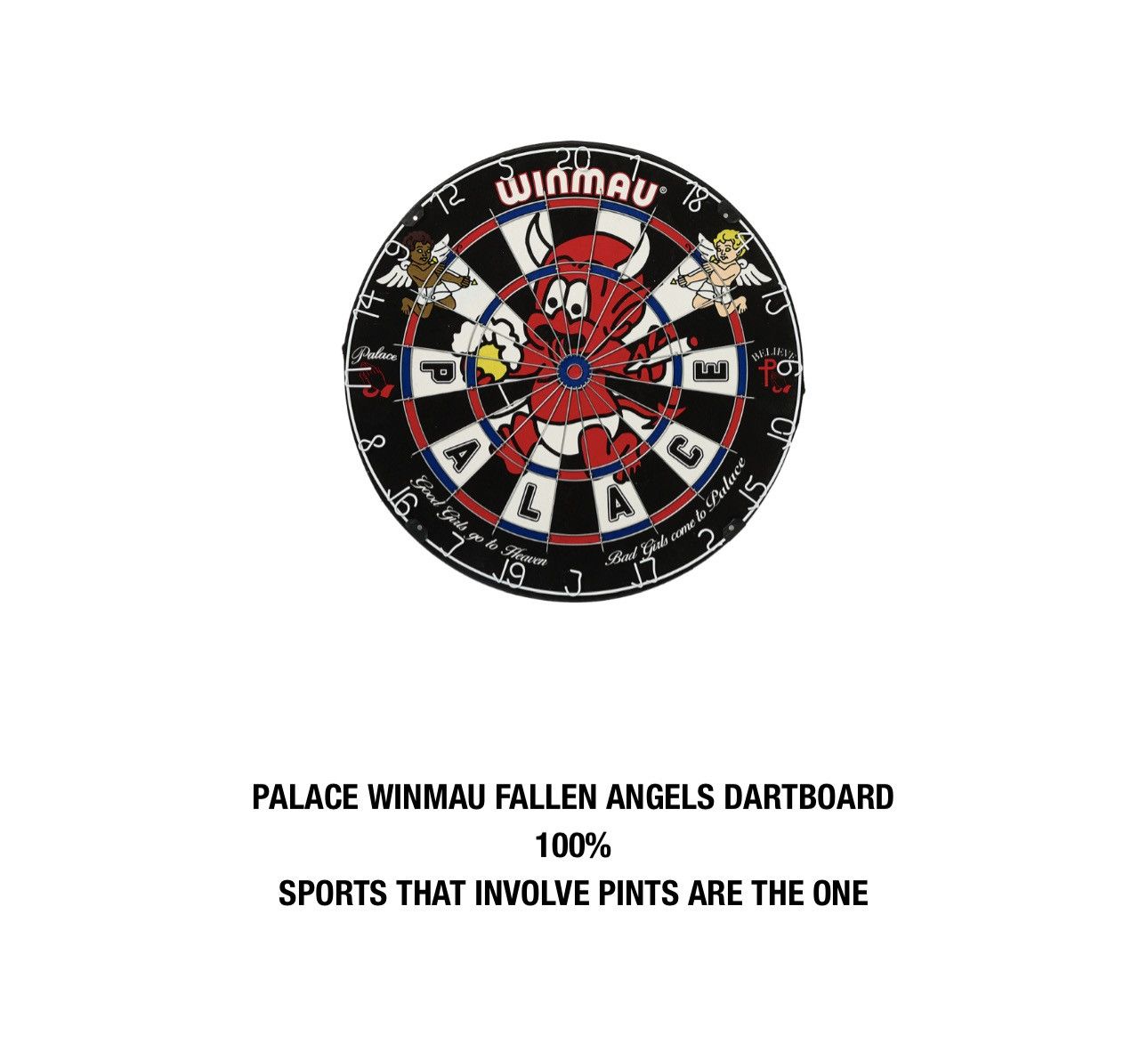 Palace Palace Winmau Fallen Angels Dartboard | Grailed