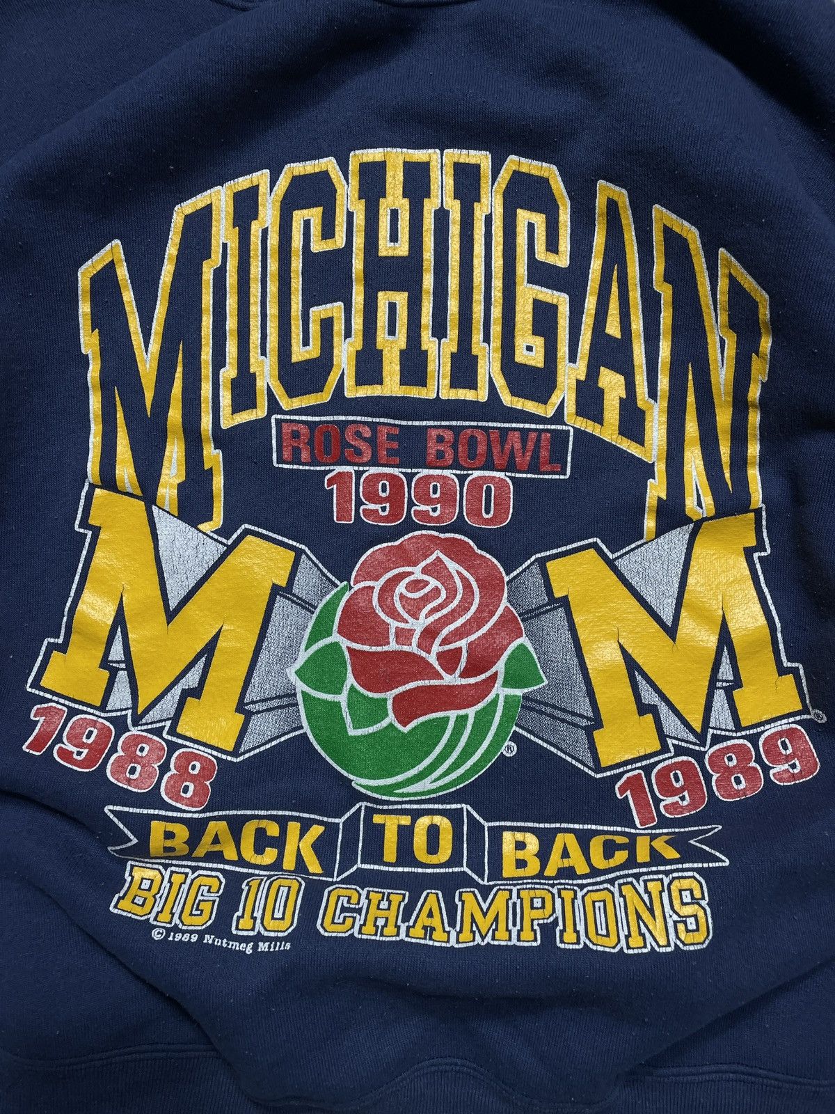 Vintage ❗️RARE❗️Vintage 1989 Football USA Sweatshirt 1990 Rose Bowl Size US M / EU 48-50 / 2 - 5 Thumbnail