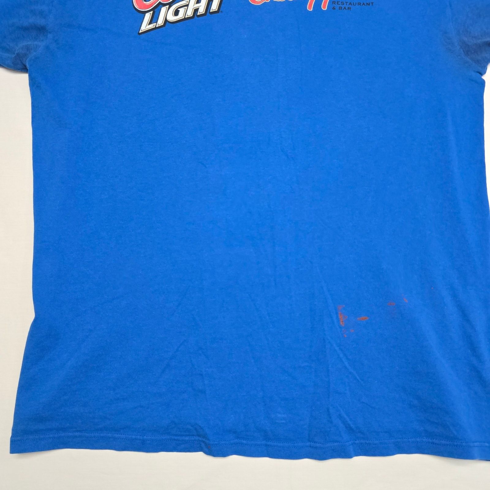 Fruit Of The Loom USAF Airforce Foorball XL Blue Coors Light Champs Bar Tee Size US XL / EU 56 / 4 - 11 Thumbnail