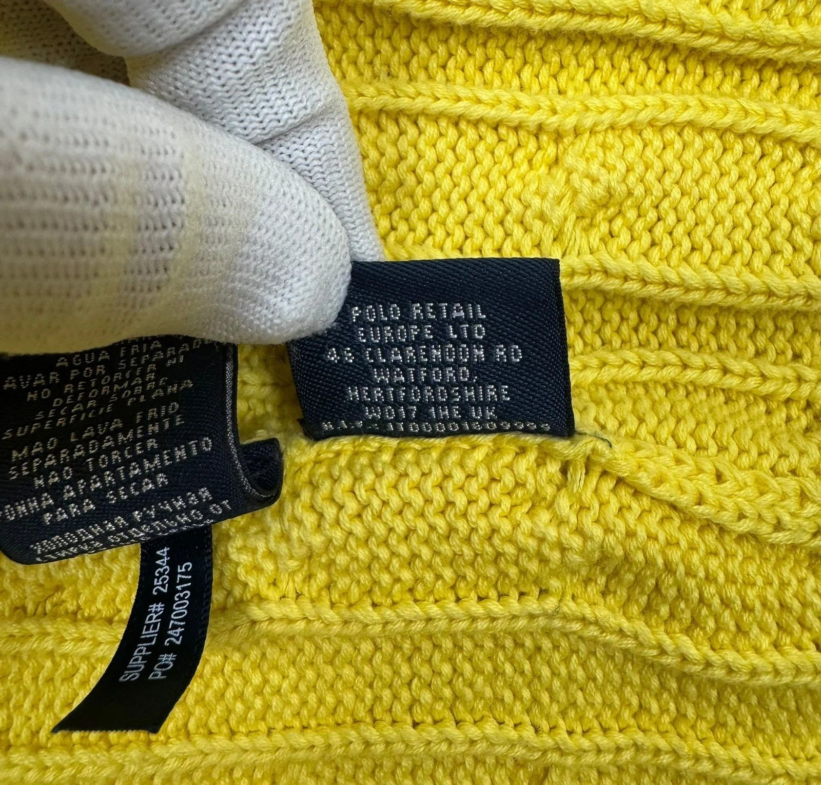 Ralph Lauren Ralph Lauren Cable Knit Sweater V-Neck Vintage size M Size M / US 6-8 / IT 42-44 - 14 Thumbnail