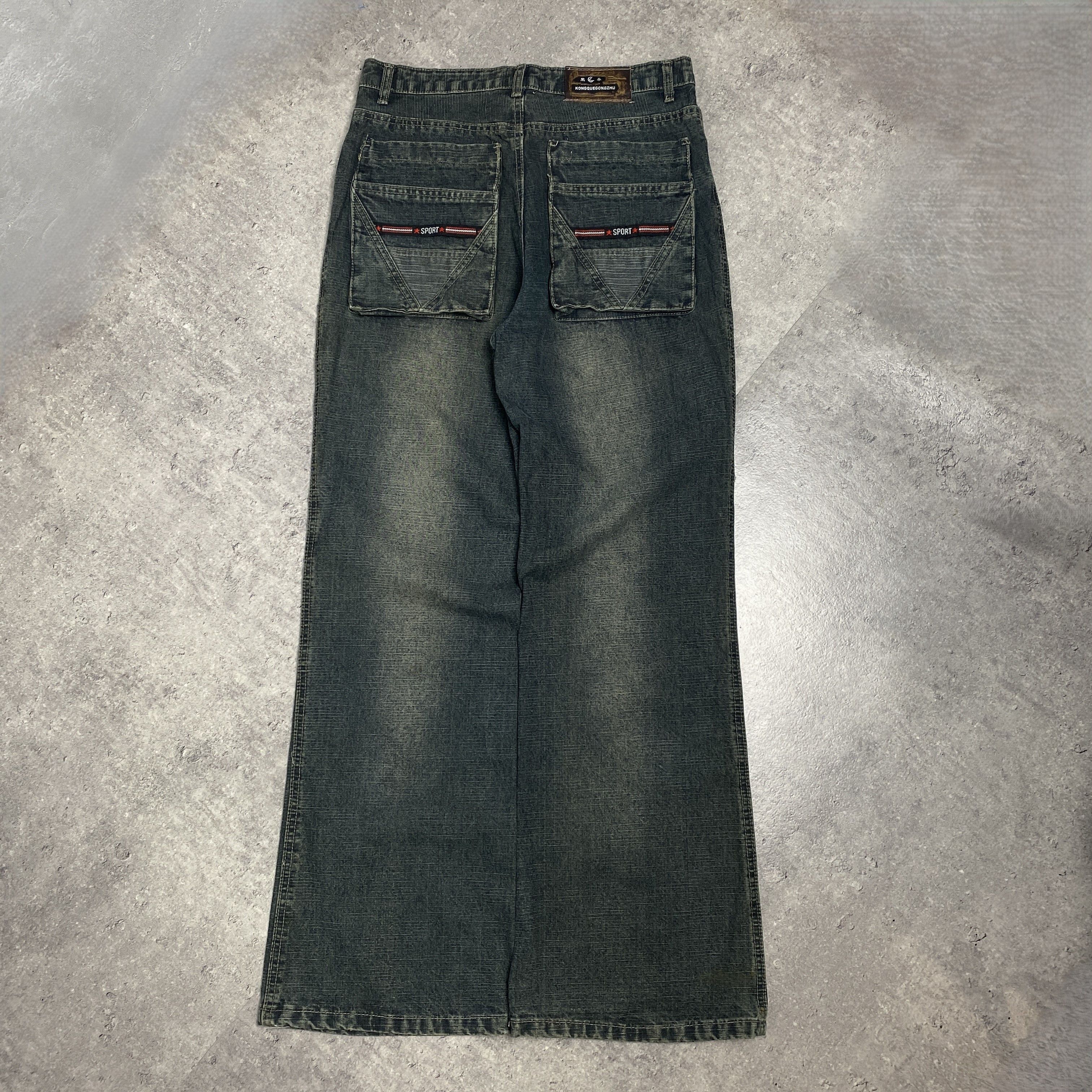 Vintage washed baggy jeans - 31