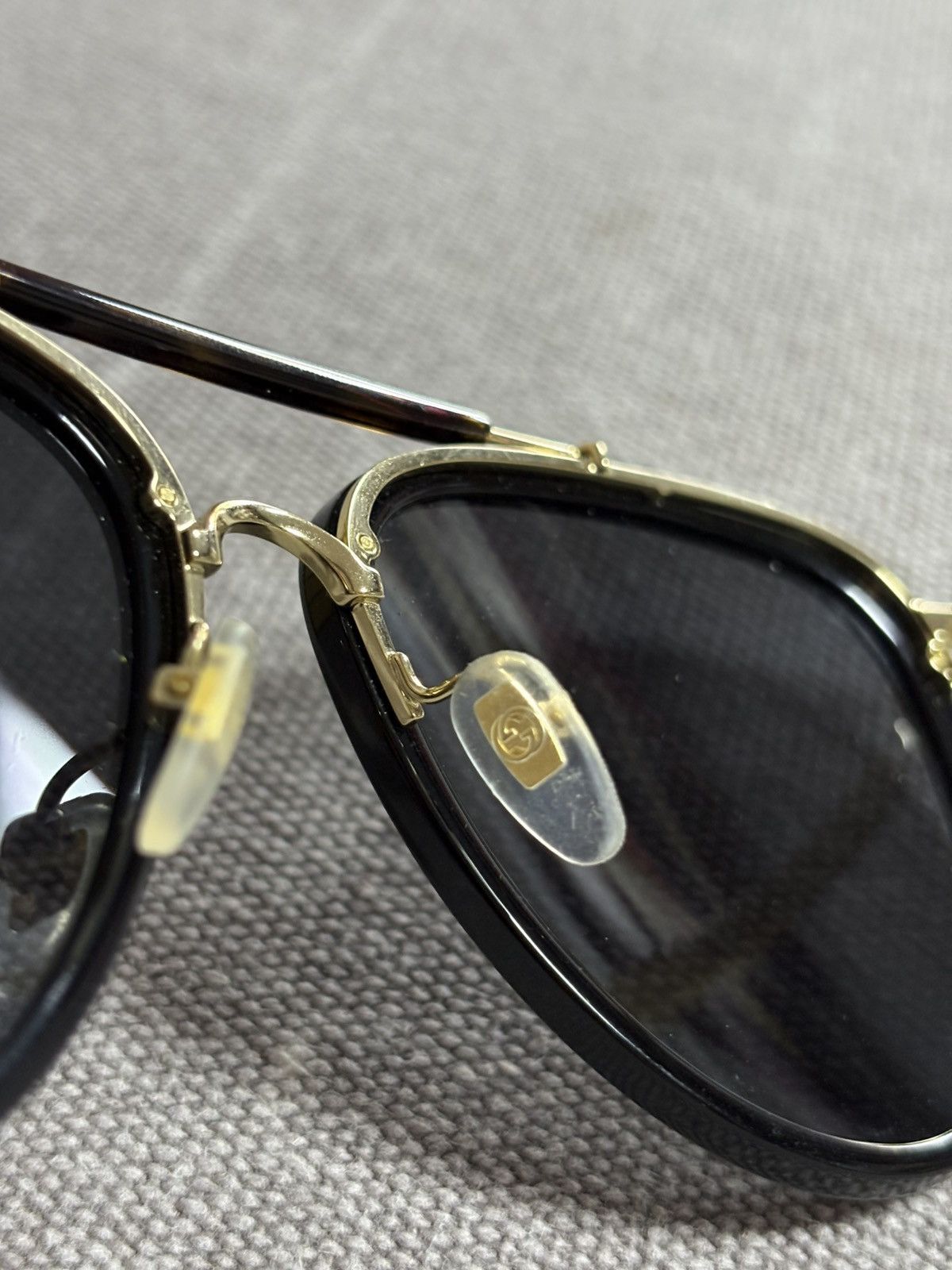 Gucci Gucci by Tom Ford Era Aviator Sunglasses Size ONE SIZE - 9 Thumbnail