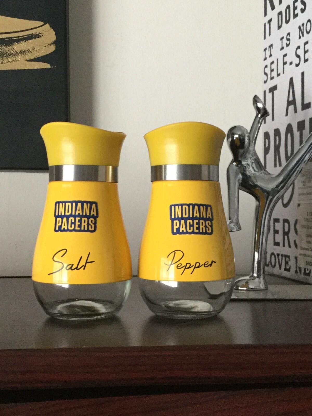 The Unbranded Brand Indiana Pacers Stainless Steel Salt & Pepper Shaker Set Size ONE SIZE - 1 Preview