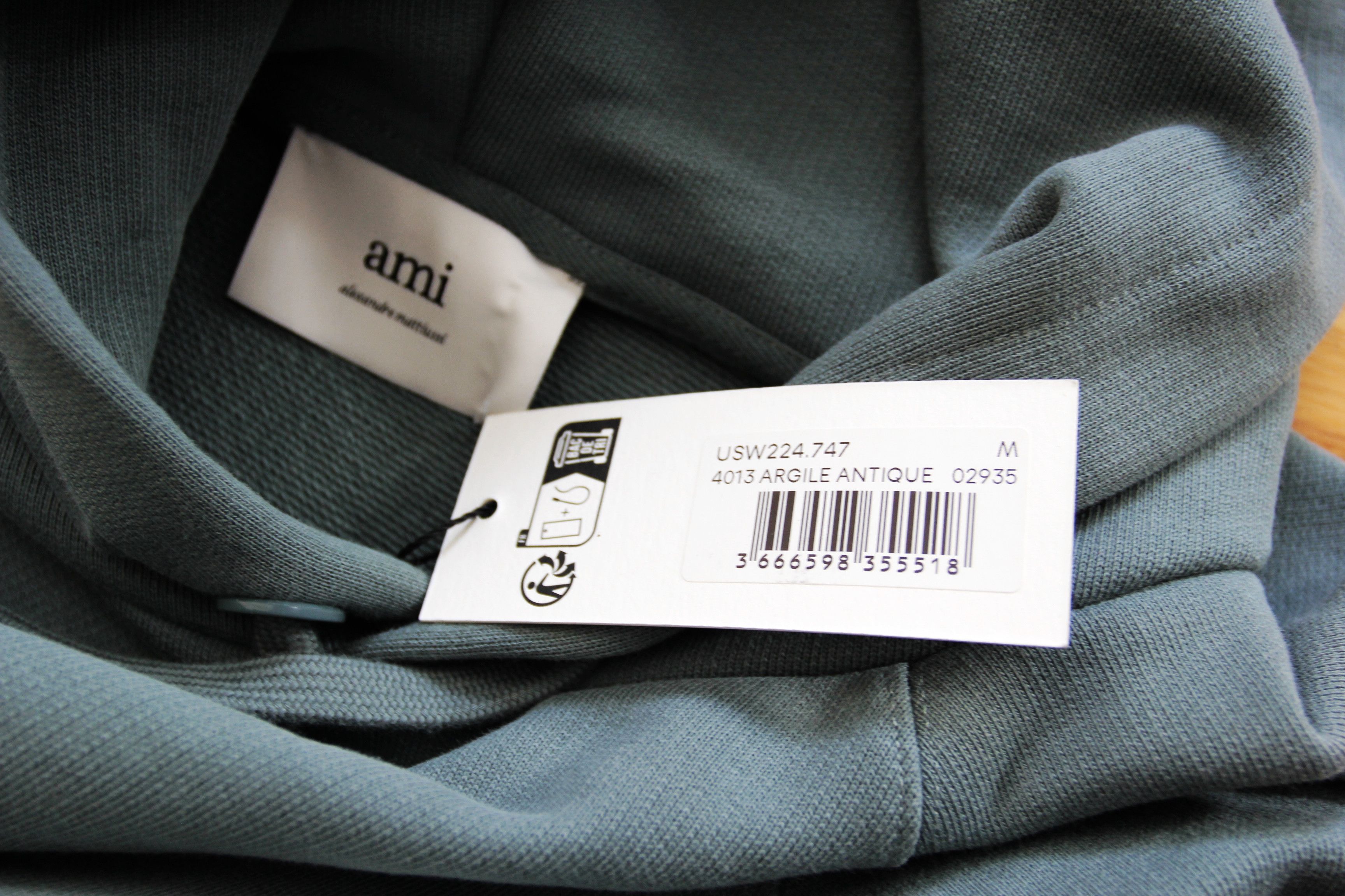 AMI BNWT AW24 AMI ARGILE ANTIQUE HOODIE M Size US M / EU 48-50 / 2 - 8 Thumbnail