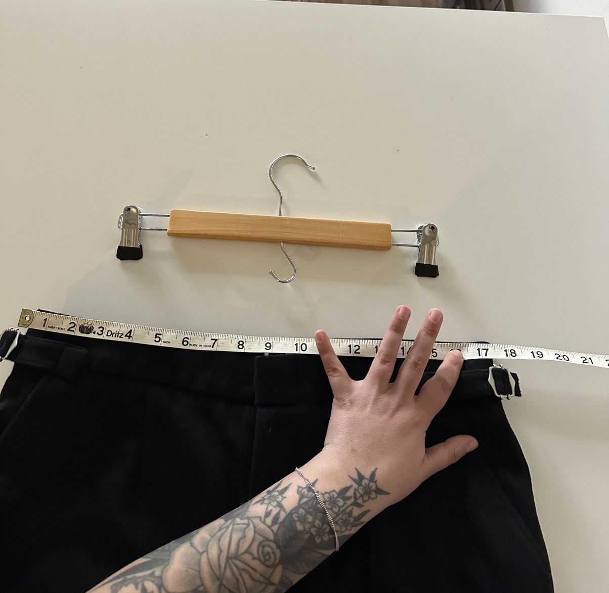 Basic Rights Basic Rights UK Wool High Waisted Trousers Black Minimalist Size US 35 - 3 Thumbnail