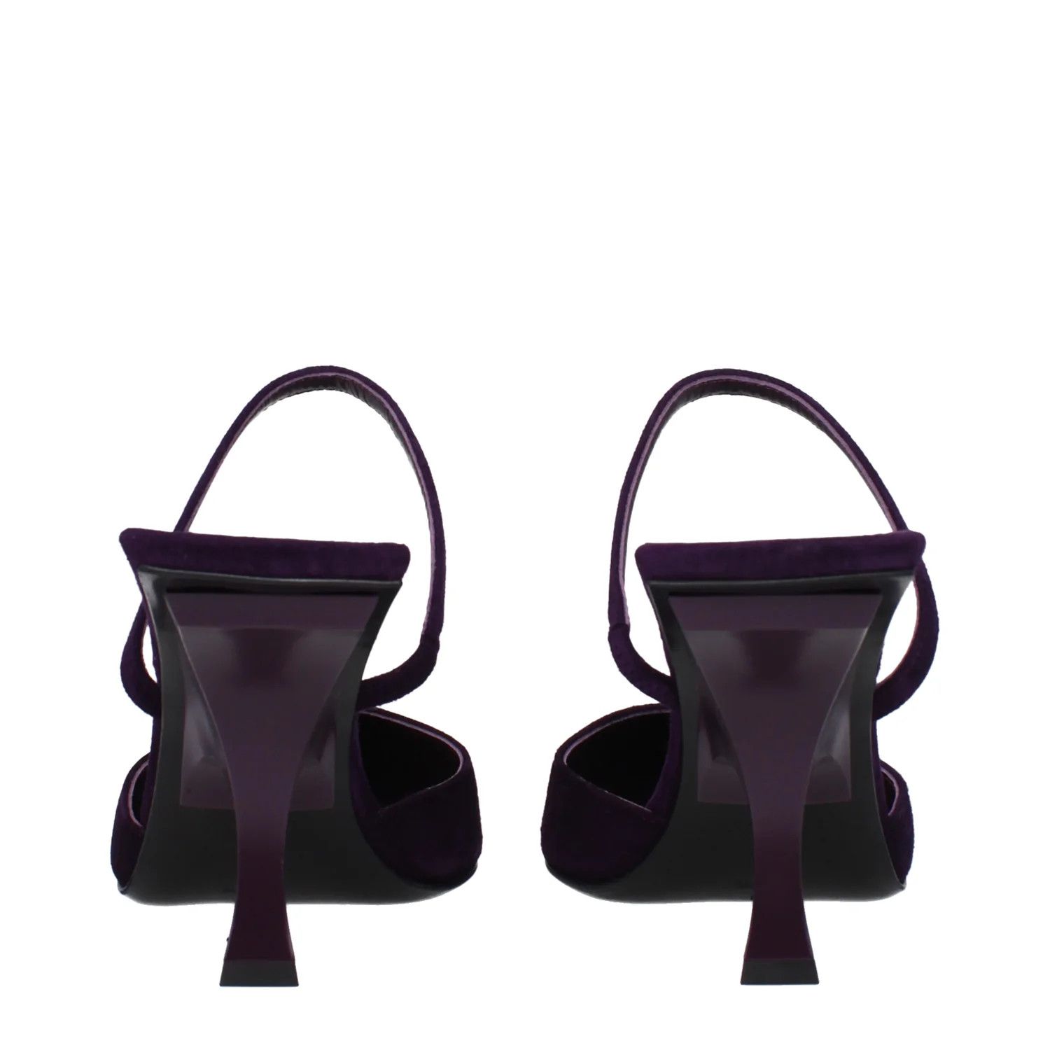 ob1o1e1224 Suede Sandals in Violet