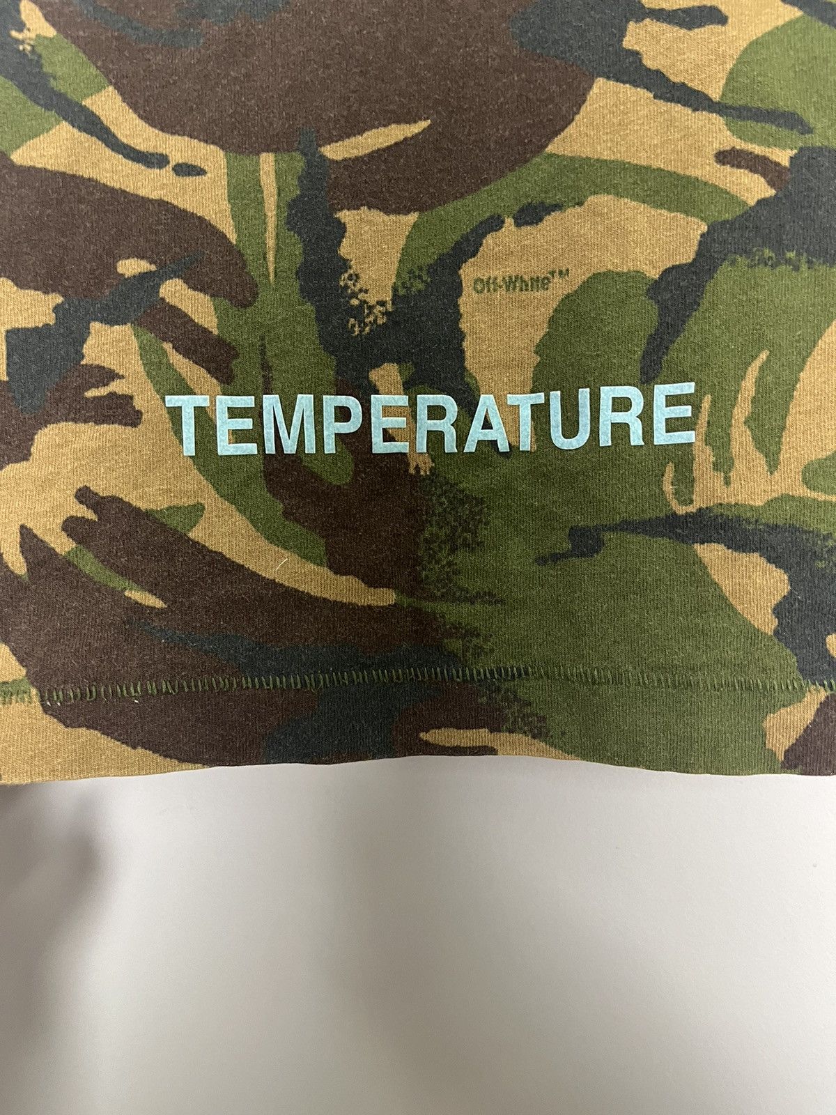 Off-White Off white camouflage long sleeve tshirt Size US S / EU 44-46 / 1 - 9 Thumbnail