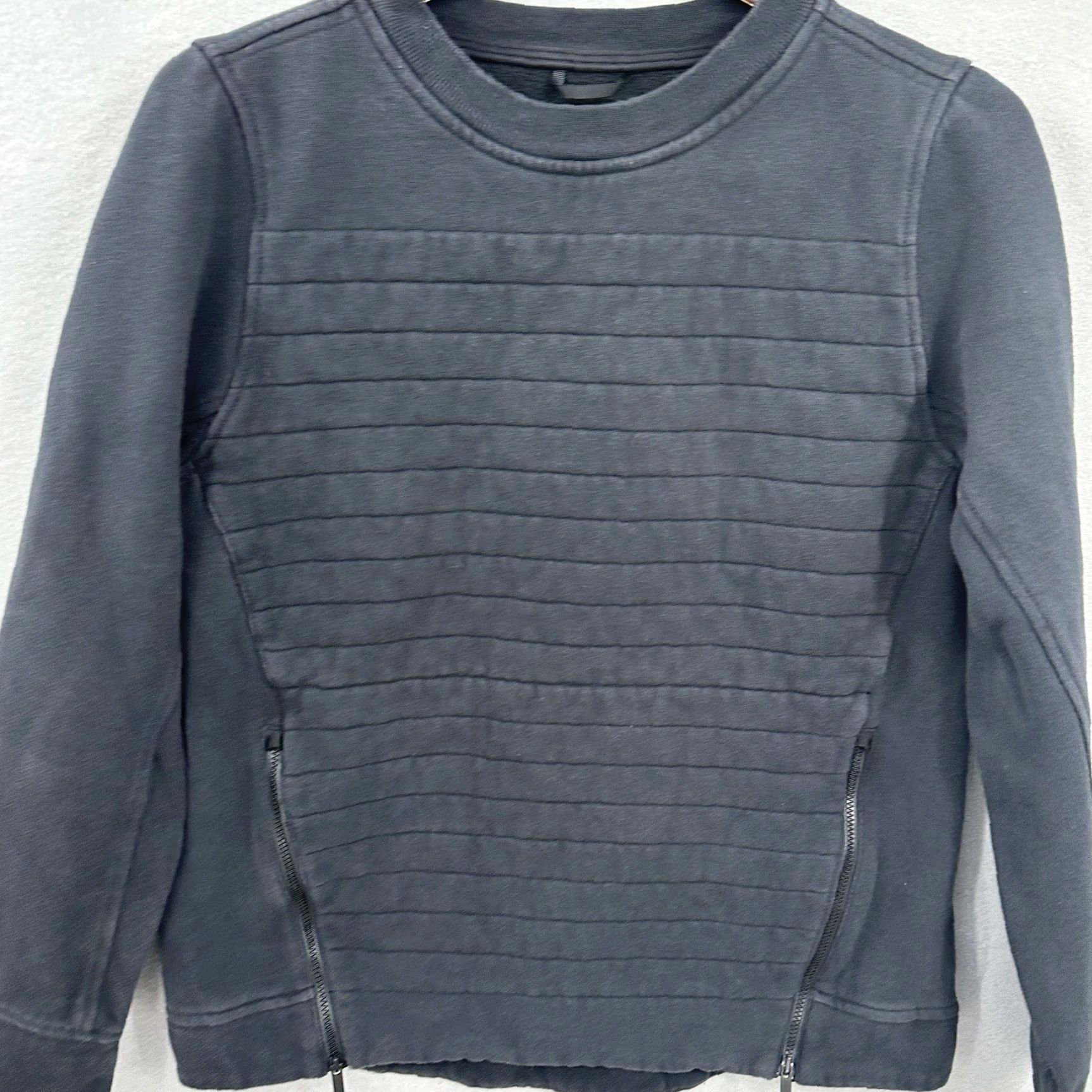 Lululemon Lululemon Sweatshirt Womens 6 Black Fleece Be True Logo Crew Neck Pullover ZIP Side Size M / US 6-8 / IT 42-44 - 3 Thumbnail