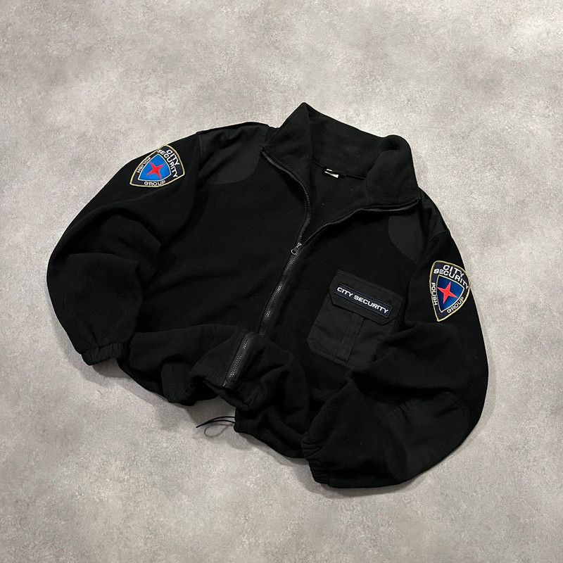 Japanese Brand Vintage Polish City Security Sherpa Fleece Retro Y2K Style Size US XXL / EU 58 / 5 - 2 Thumbnail