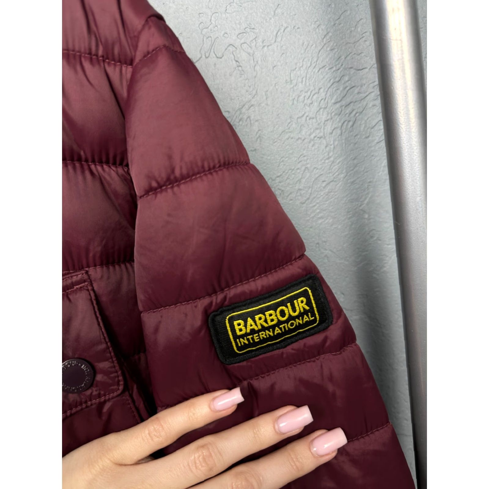Barbour Barbour International Ouston Hooded Quilted Jacket Mens XL Barbour International Jacket Size US XL / EU 56 / 4 - 3 Thumbnail