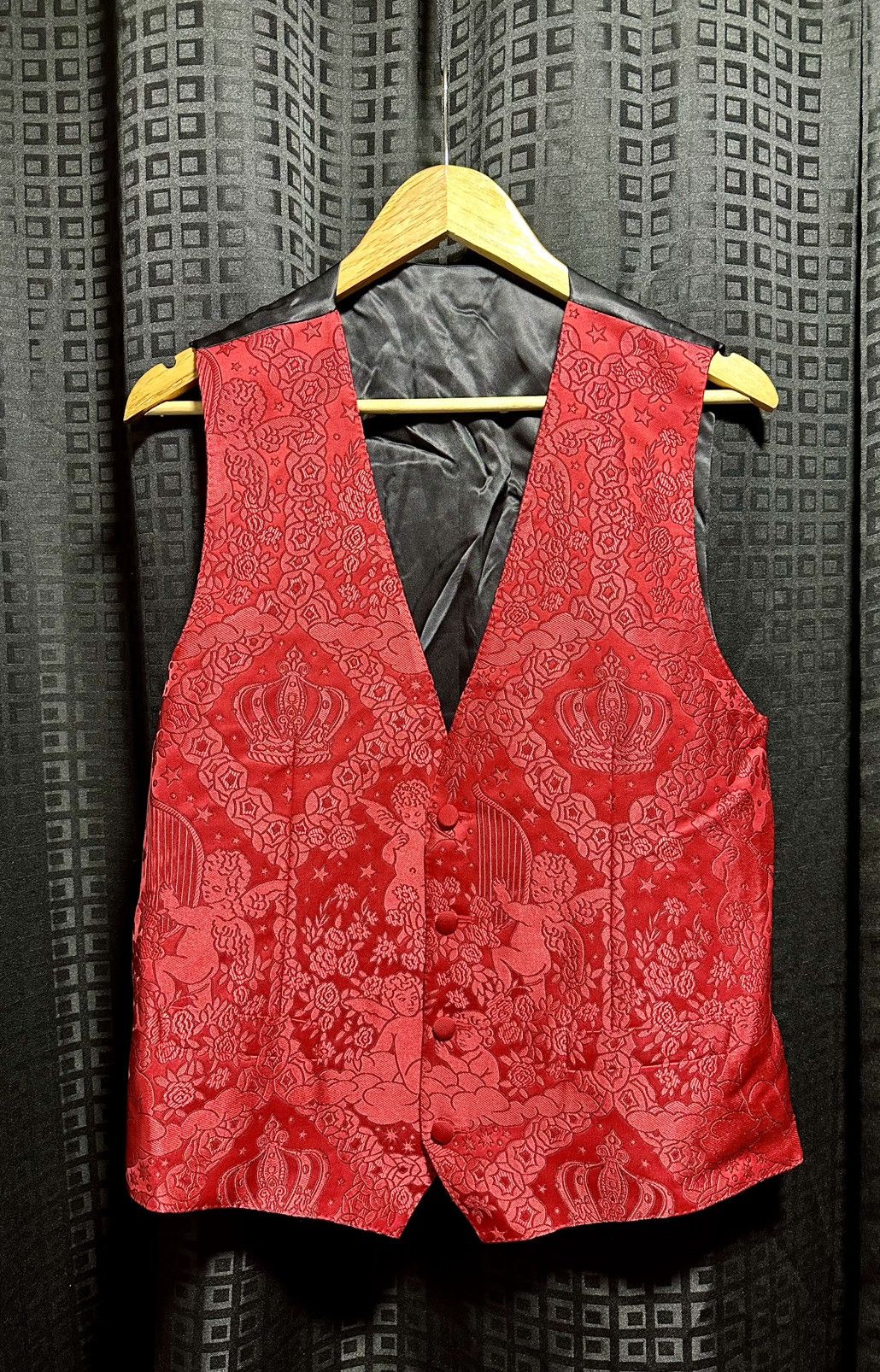 Dolce & Gabbana Dolce & Gabbana sicilia red jacquard suit Size 50L - 4 Thumbnail