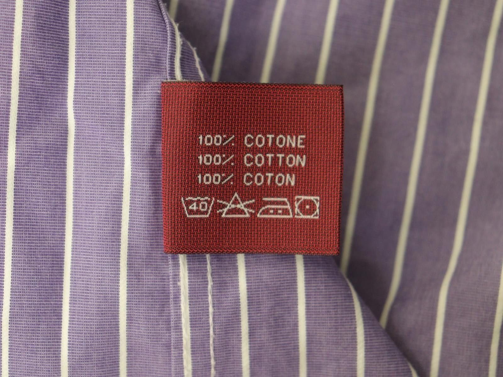 Designer Boggi Milano Purple White Striped Shirt Size M Size US M / EU 48-50 / 2 - 10 Thumbnail