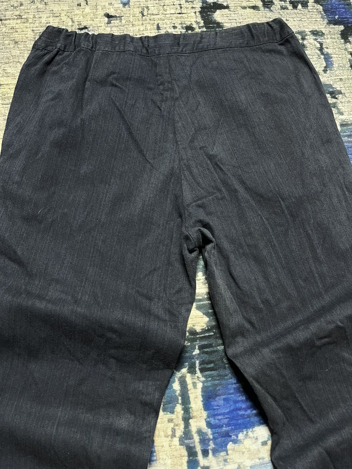 Designer × Issey Miyake × Japanese Brand ⚡️STEALS⚡️Plantation issey Miyake Stripe Side zip Khakis Pants Size US 33 - 11 Thumbnail