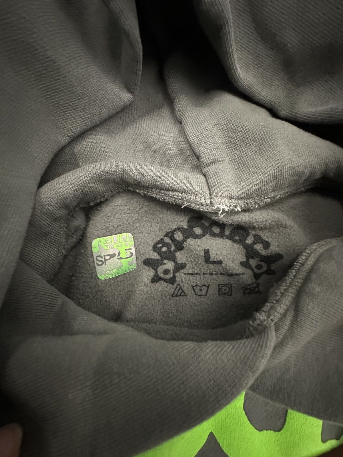 Sp5der × Spyder Sp5der Worldwide Slate Grey Beluga Hoodie Size Large Size US L / EU 52-54 / 3 - 2 Thumbnail