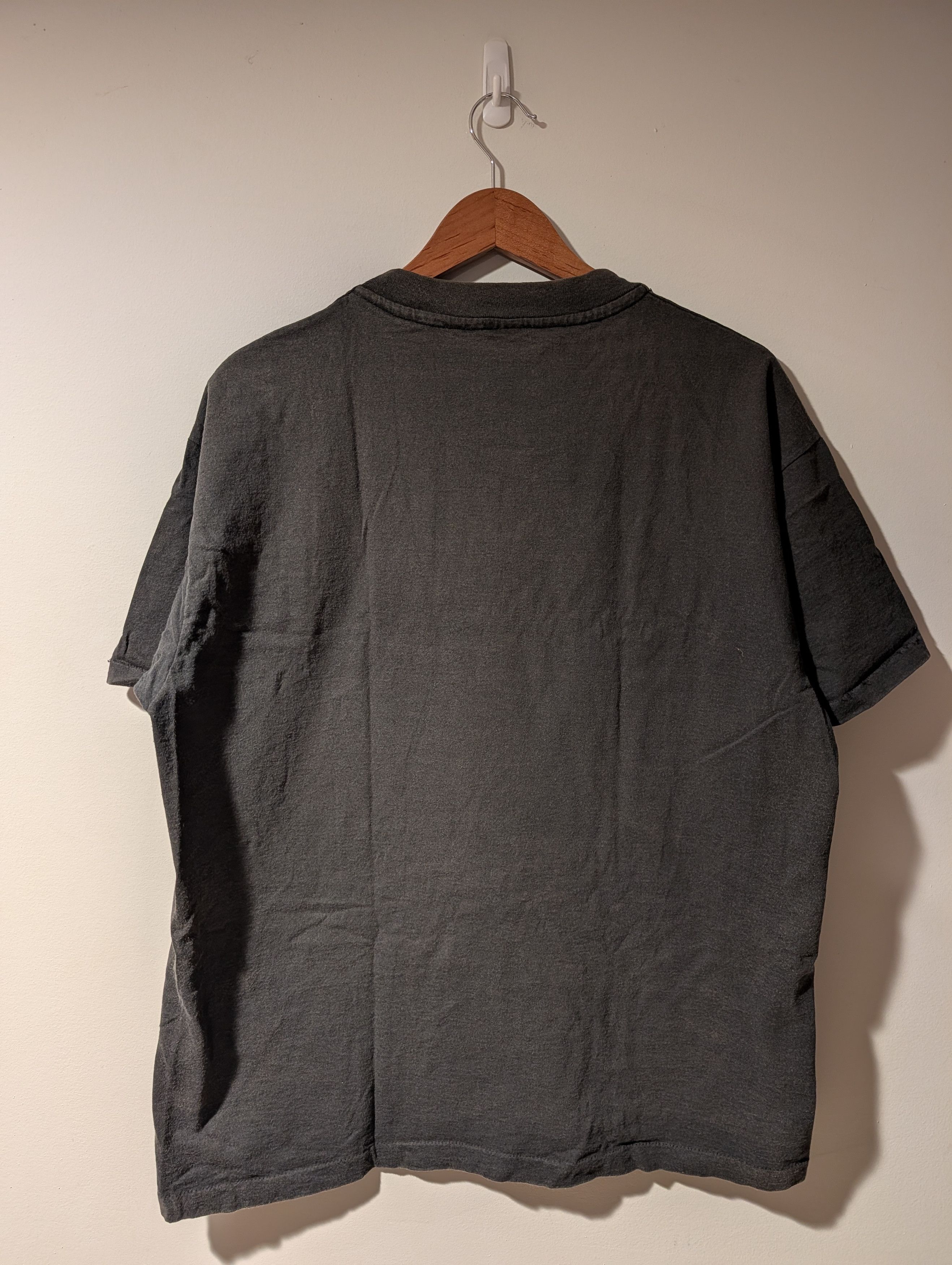 Vintage VTG Funky Old Fox F.O.F. Neon Graphic T-Shirt Anvil Skater Size US XL / EU 56 / 4 - 7 Thumbnail