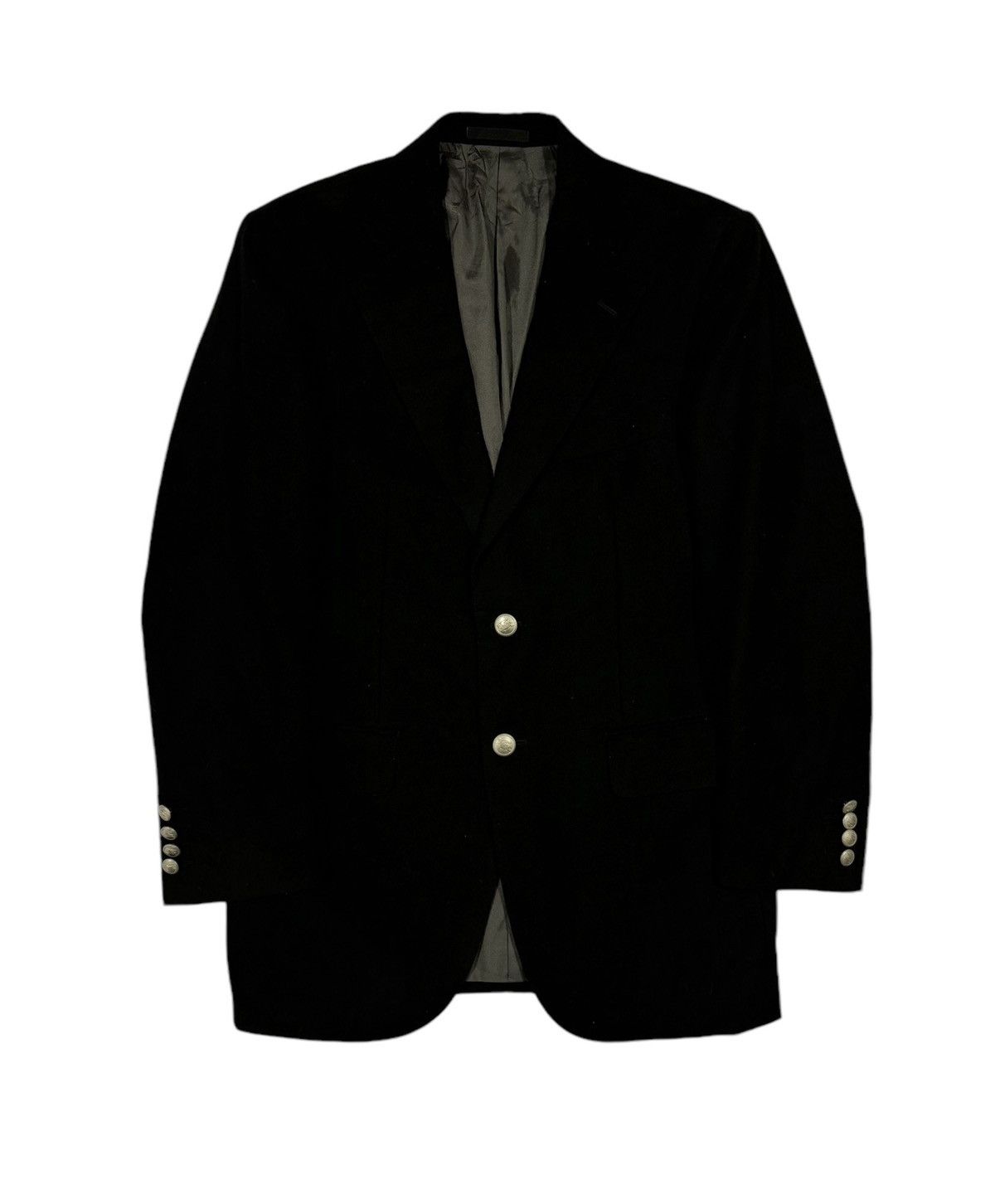 Burberry Burberry London Black Silver Hardware Blazer Coat Size 46R - 1 Thumbnail