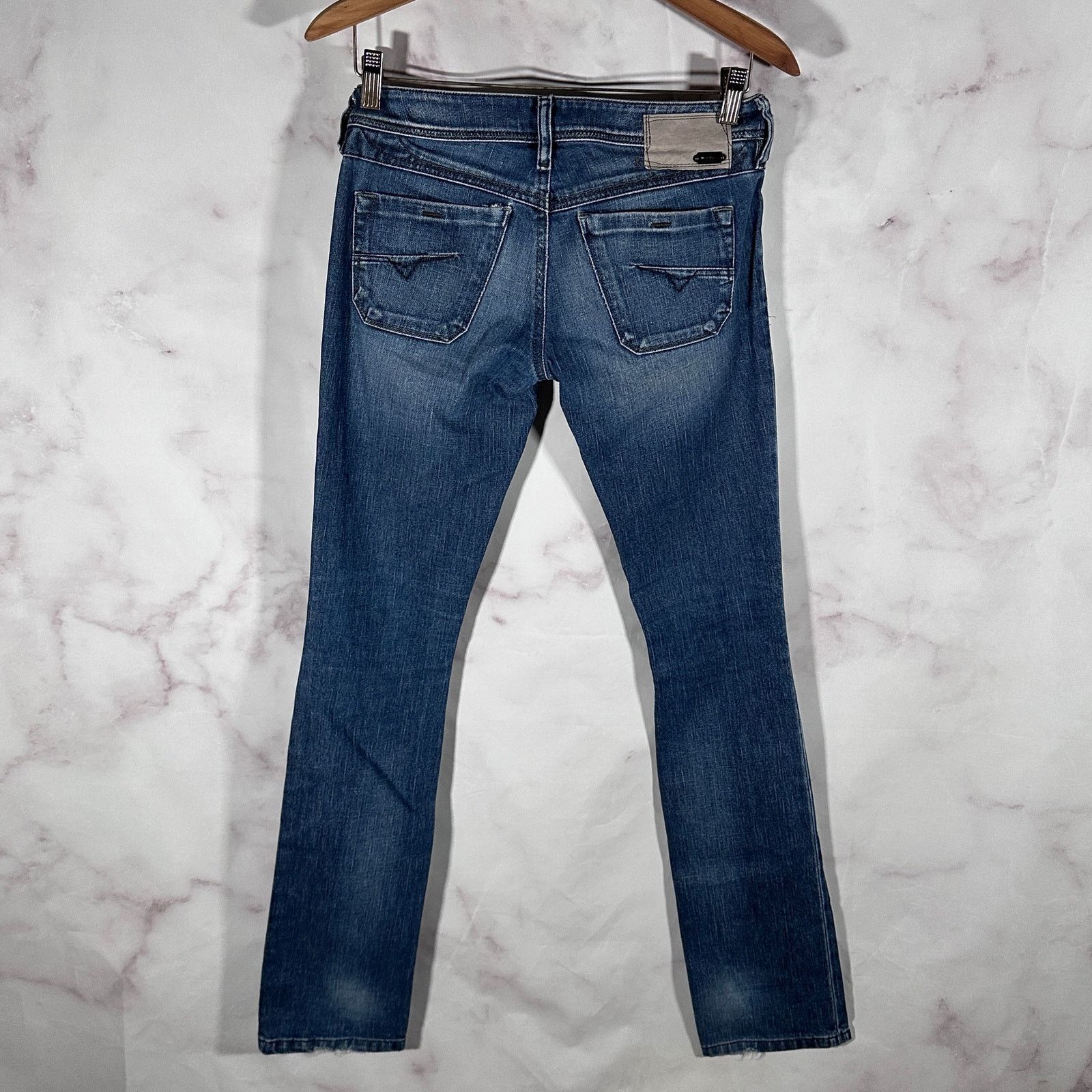 Diesel Lowky Slim Blue Denim Size US 26 / EU 42 - 6 Thumbnail