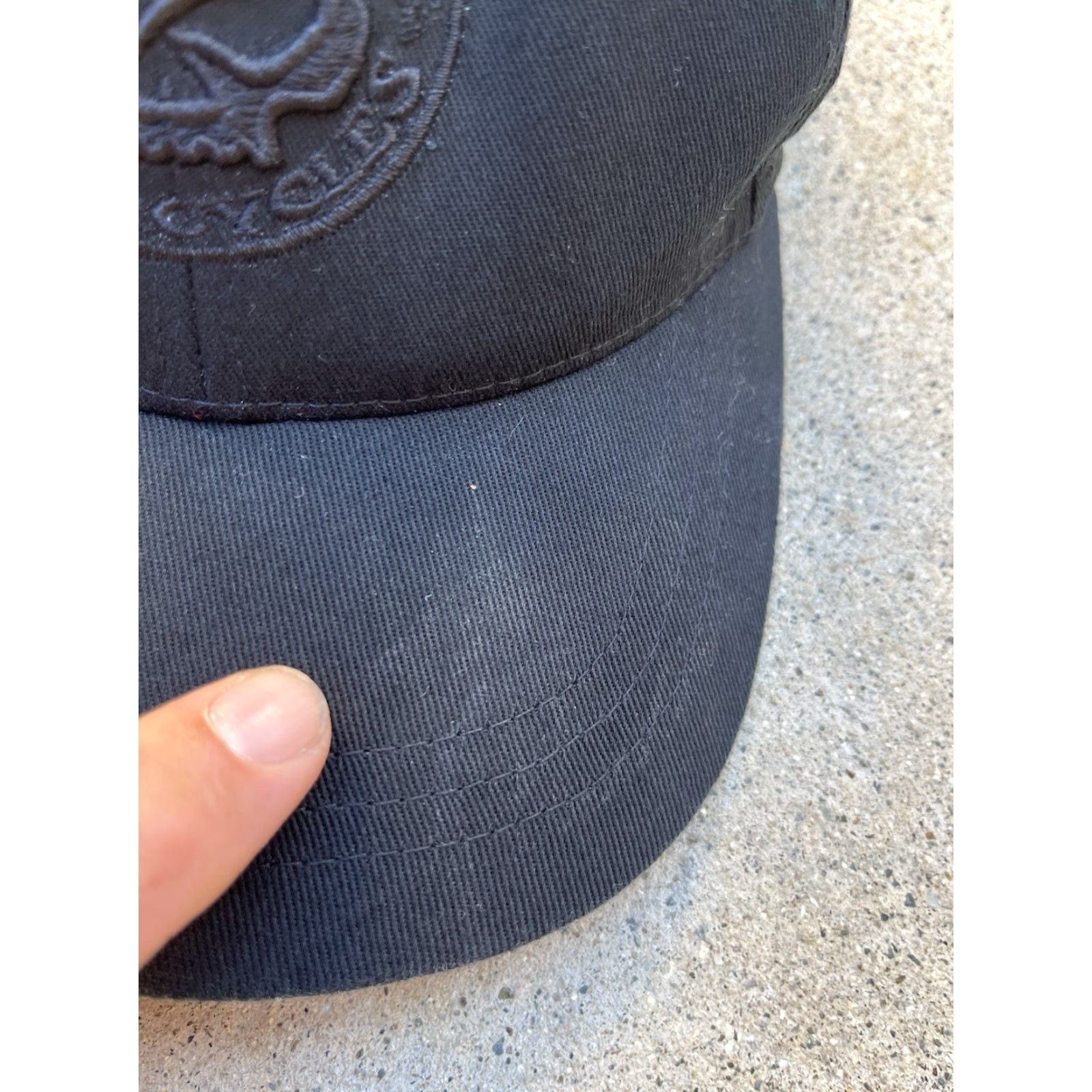 Harley Davidson Harley-Davidson Cap Hat Men's Black Reaper Motorcycle S/M Chopper Biker Outlaw Baseball Cap Unisex Adults Size ONE SIZE - 3 Thumbnail