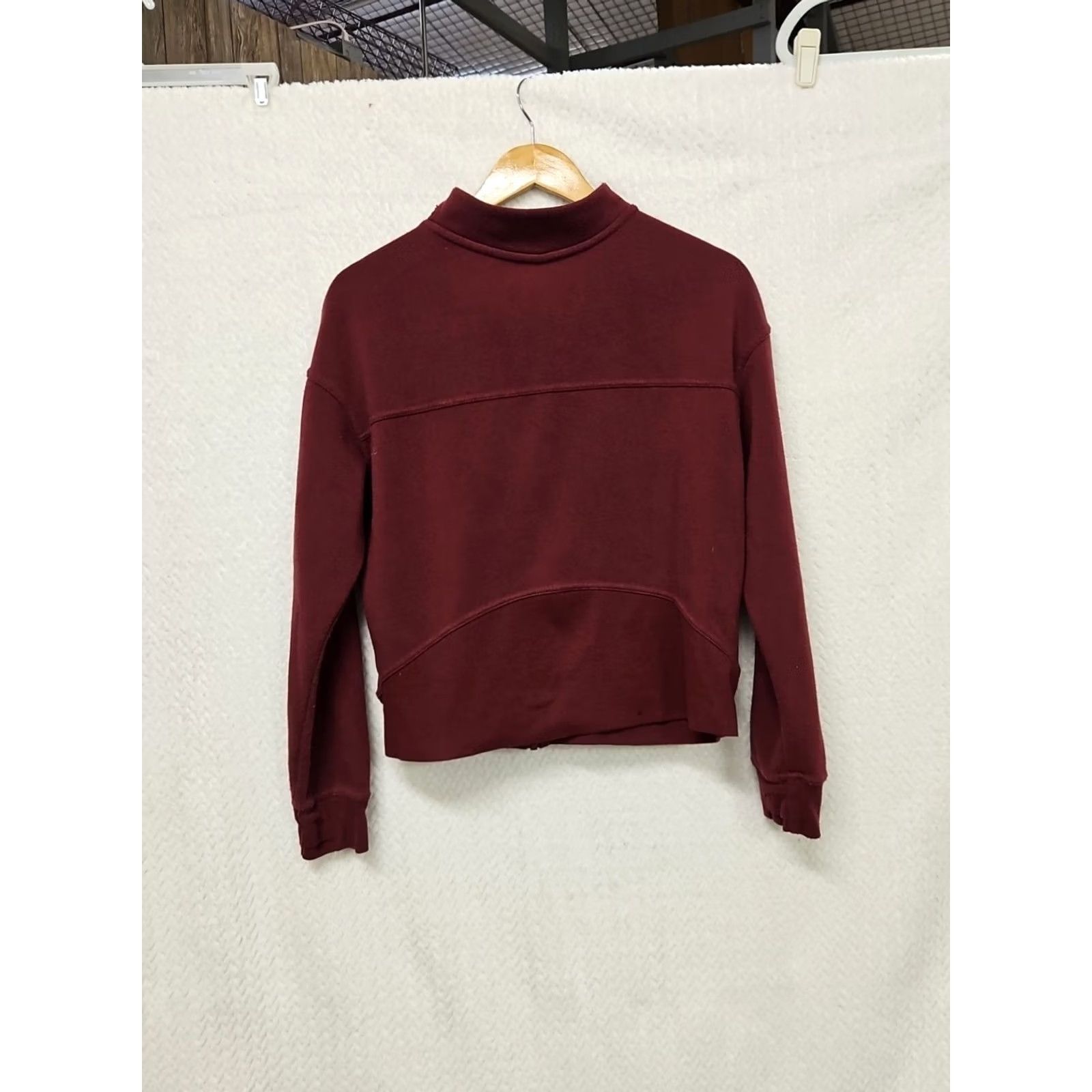 Vintage Freely Women’s Medium Zip Up Jacket Athleisure Burgundy & Gray Set of 2 Jacket Womens M Burgundy & Gray Zip Up Size M / US 6-8 / IT 42-44 - 4 Thumbnail