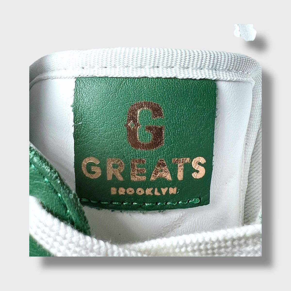 Greats Greats Women’s Brighton Low Top Green White Sneakers Sz 8.5 Size US 8.5 / IT 38.5 - 17 Thumbnail