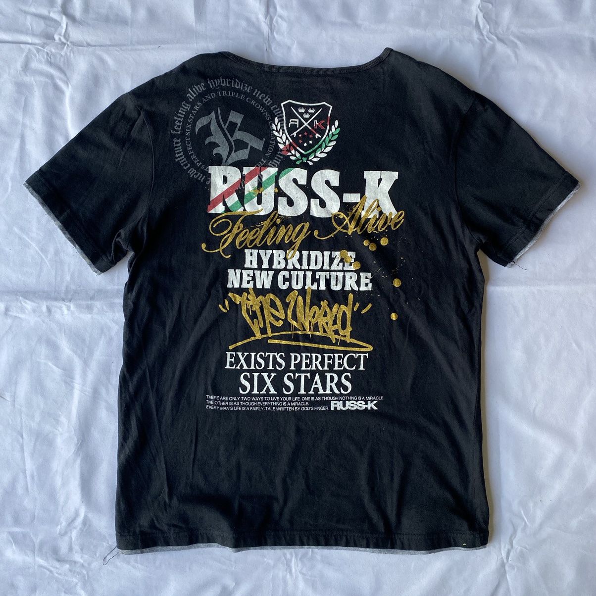 Beauty Beast × If Six Was Nine × Japanese Brand Japanese Russ-K Feeling Alive Double Layer Punk Style Size US XL / EU 56 / 4 - 11 Thumbnail