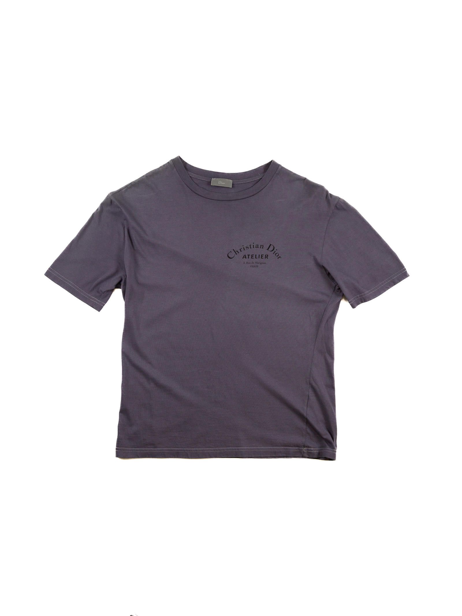 Christian Dior Atelier Purple Dyed T Shirt
