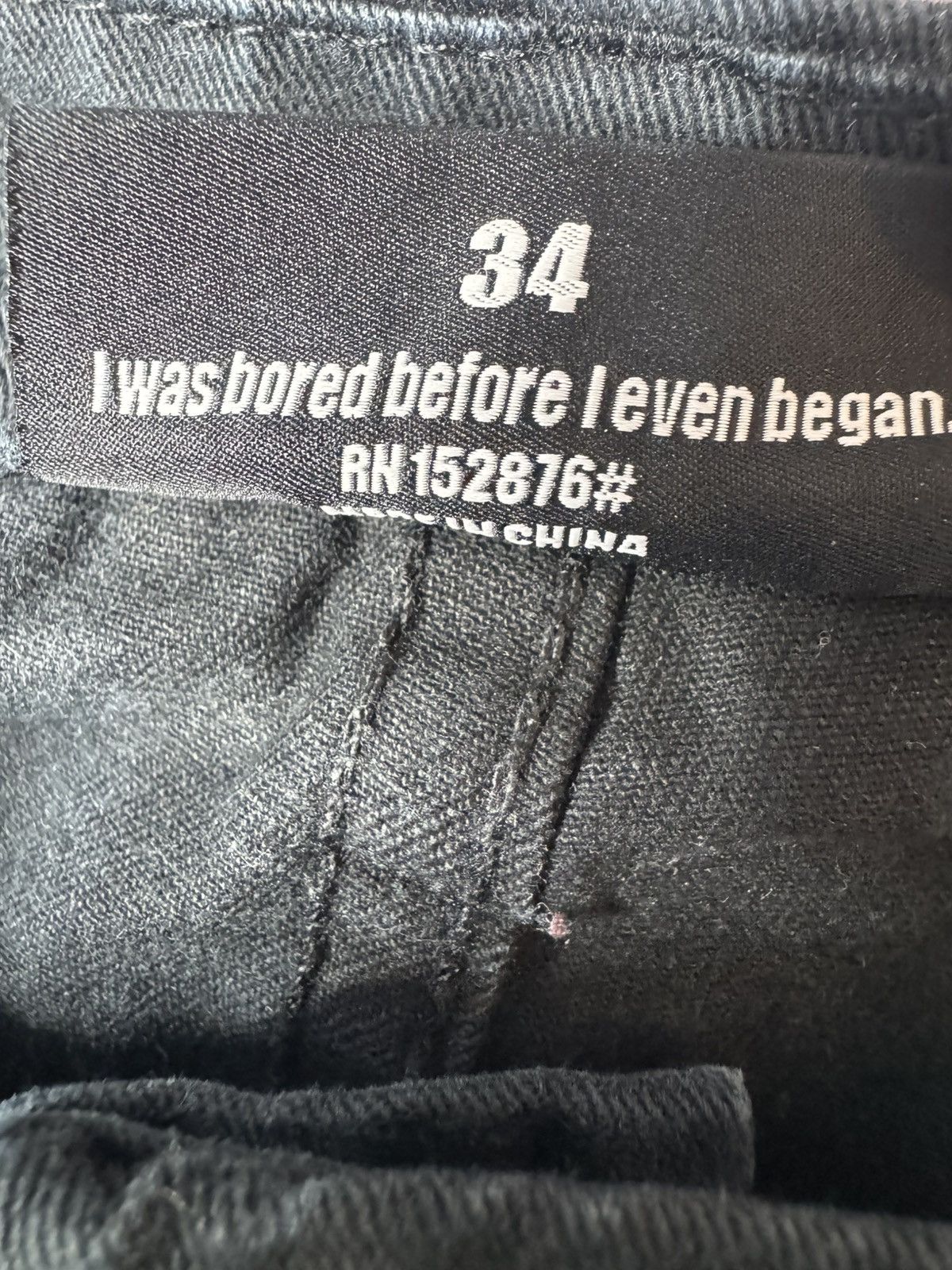 Pleasures PLEASURES Now Unholy Pants “Black” Size US 34 / EU 50 - 4 Thumbnail