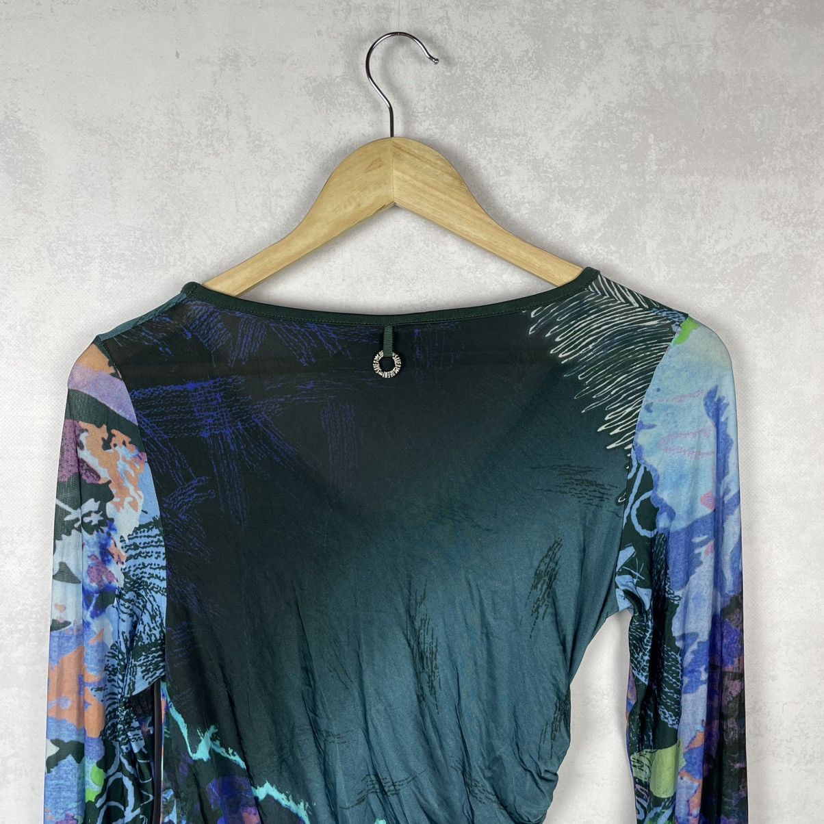Other Save The Queen Multicolour Viscose Blouse Top Gaultier Style Size S / US 4 / IT 40 - 9 Thumbnail
