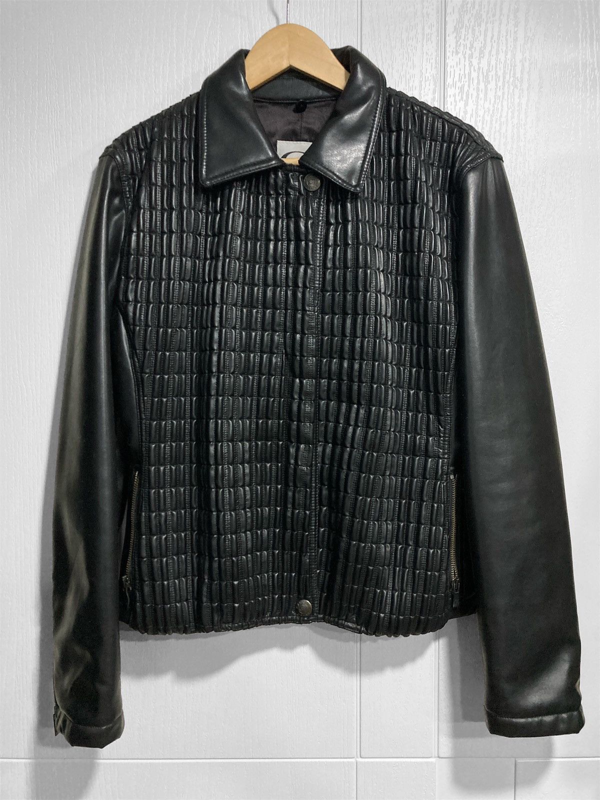 Roberto Cavalli Cavalli Jeans Faux Leather Fur Jacket Size US XS / EU 42 / 0 - 2 Thumbnail