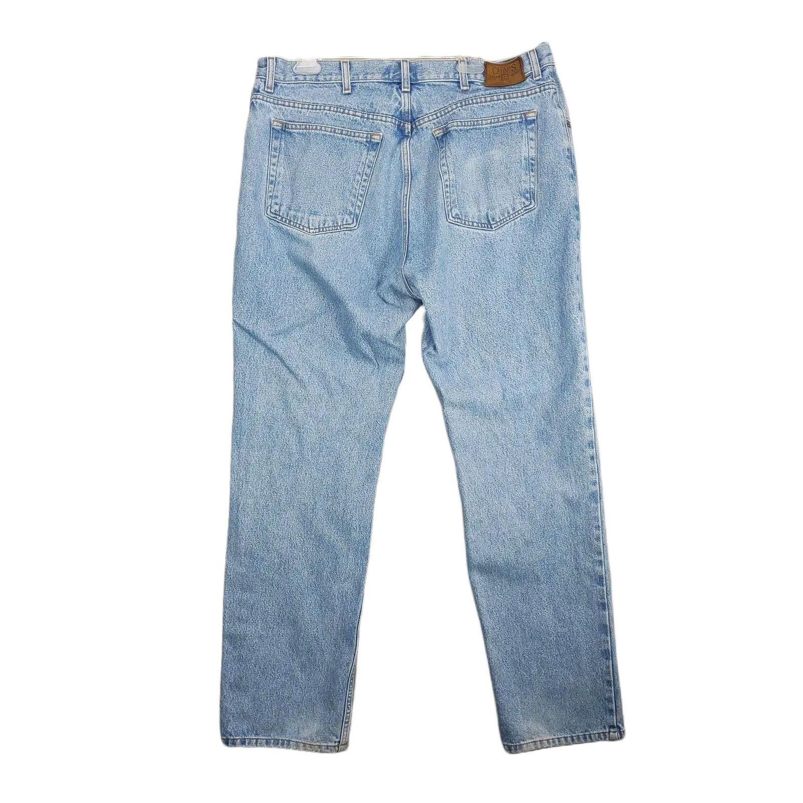 Chaps Ralph Lauren Vtg 1990s Chaps Ralph Lauren Men's 38x32 Stone Wash Jeans Size US 38 / EU 54 - 2 Thumbnail