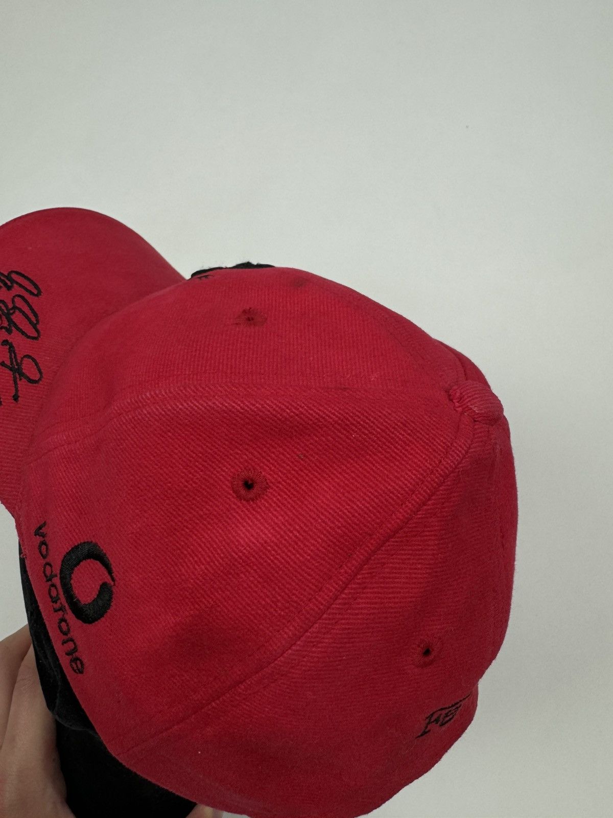 Vintage 1996 Vintage Ferrari Racing Nice Man Cap Vodafone Size ONE SIZE - 8 Thumbnail