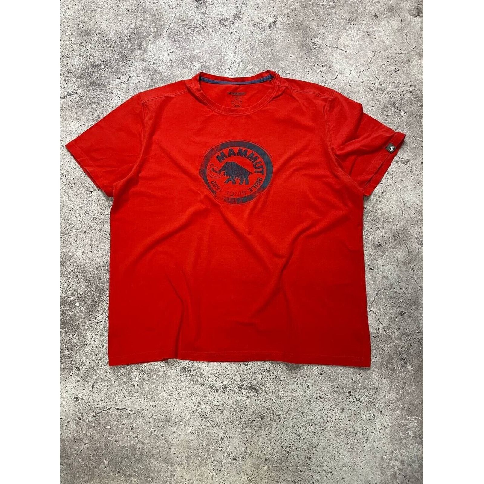 Mammut × Vintage Mammut Red T-Shirt Outdoor Hiking Sportswear Tee Size US XL / EU 56 / 4 - 1 Thumbnail