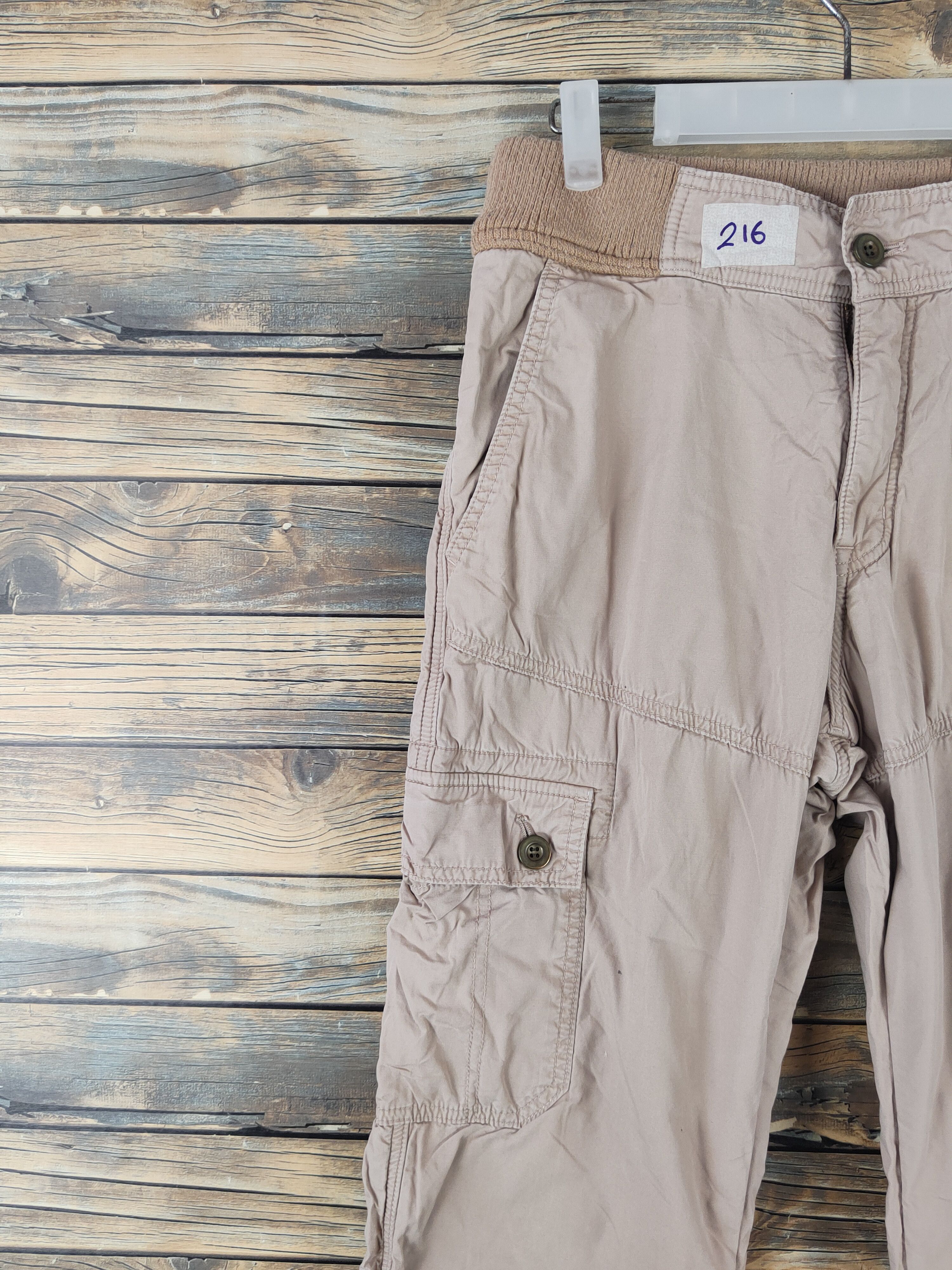 Japanese Brand DLL Kurasufuku Peach Multipocket Cargo Pants #216 Size 27" / US 4 / IT 40 - 3 Thumbnail