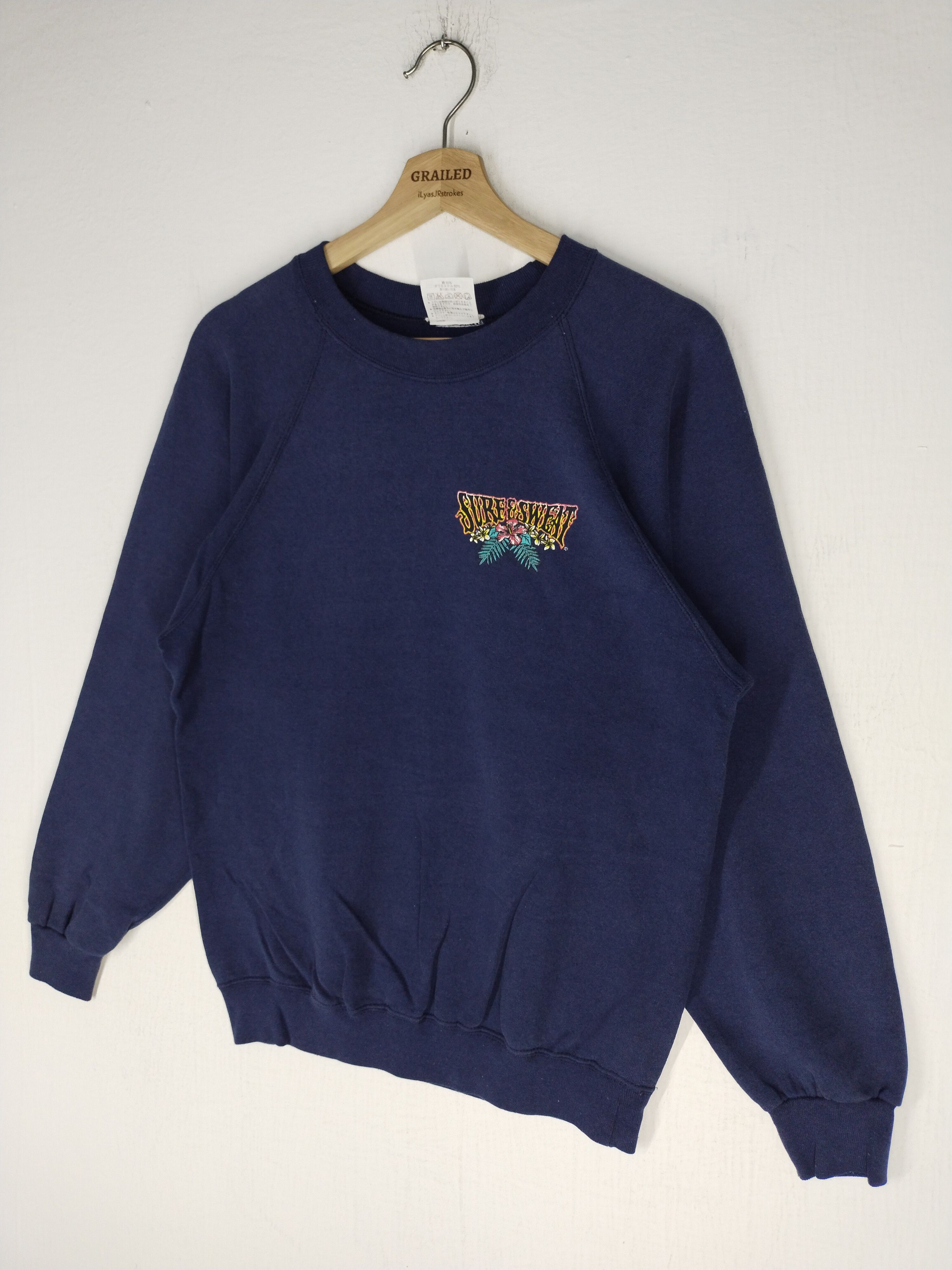 Sun Surf × Vintage 1994 Vtg 90's Surf and Sweat The Sport of Rings Sweatshirt Size US M / EU 48-50 / 2 - 6 Thumbnail