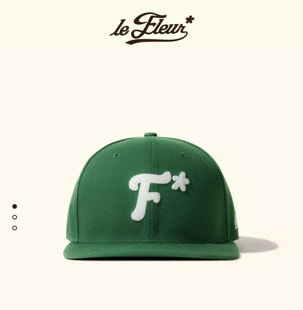 image of Golf Le Fleur Le Fleur New Era Cap 7 1/4 in Black, Men's