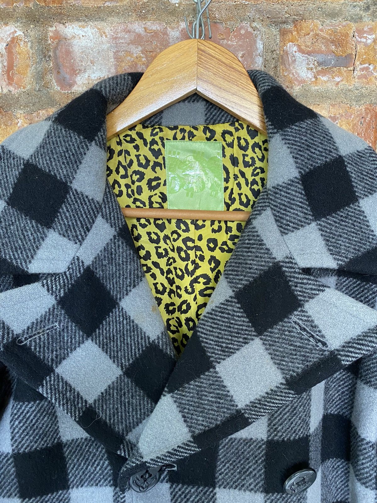 Swagger AW06 checked leopard print thinsulate coat Size US L / EU 52-54 / 3 - 6 Thumbnail