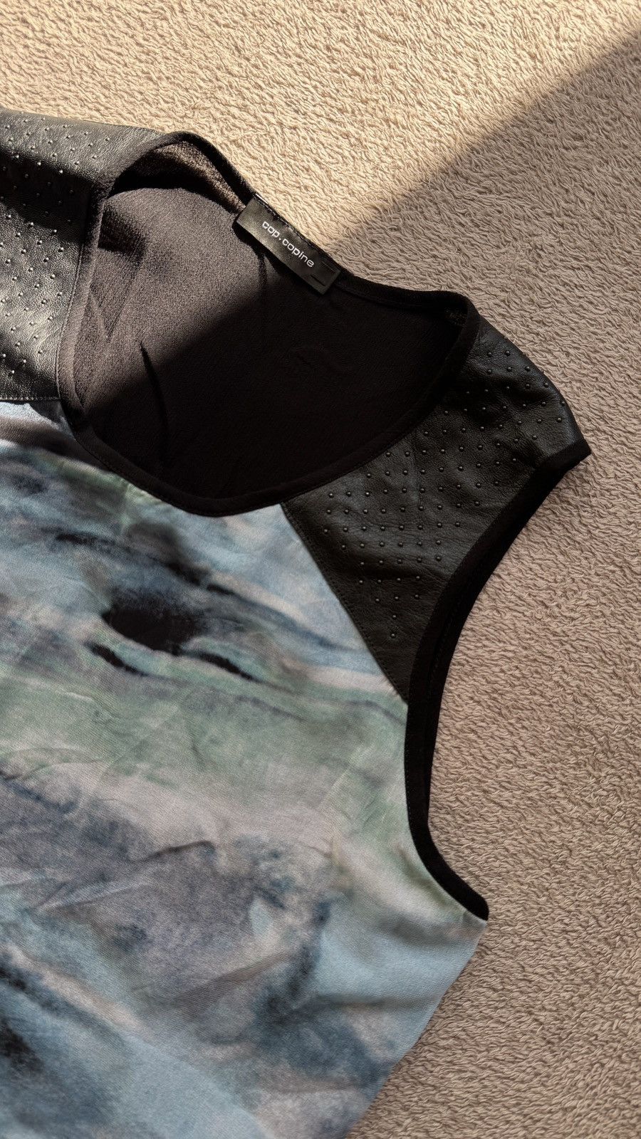 Cop Copine Cop Copine Leather Sleeveless Reps Top Gaultier Galliano Y2K Size M / US 6-8 / IT 42-44 - 3 Thumbnail