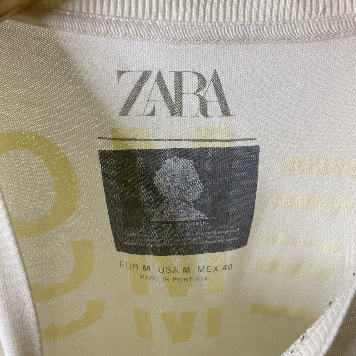 Zara Zara x Albert Einstein Edition Collaboration T Shirt Size US L / EU 52-54 / 3 - 3 Thumbnail