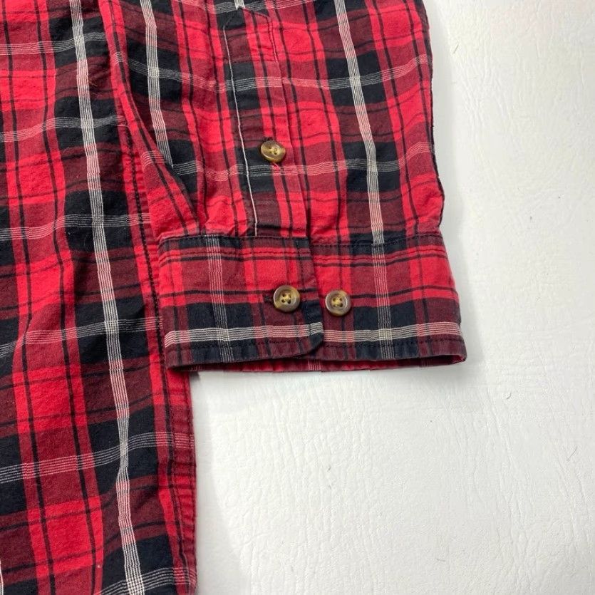 Carhartt Carhartt Shirt 102202 Mens 2XL Red Plaid Relaxed Fit Button-Down Long Sleeve Shirt Size US XXL / EU 58 / 5 - 4 Thumbnail