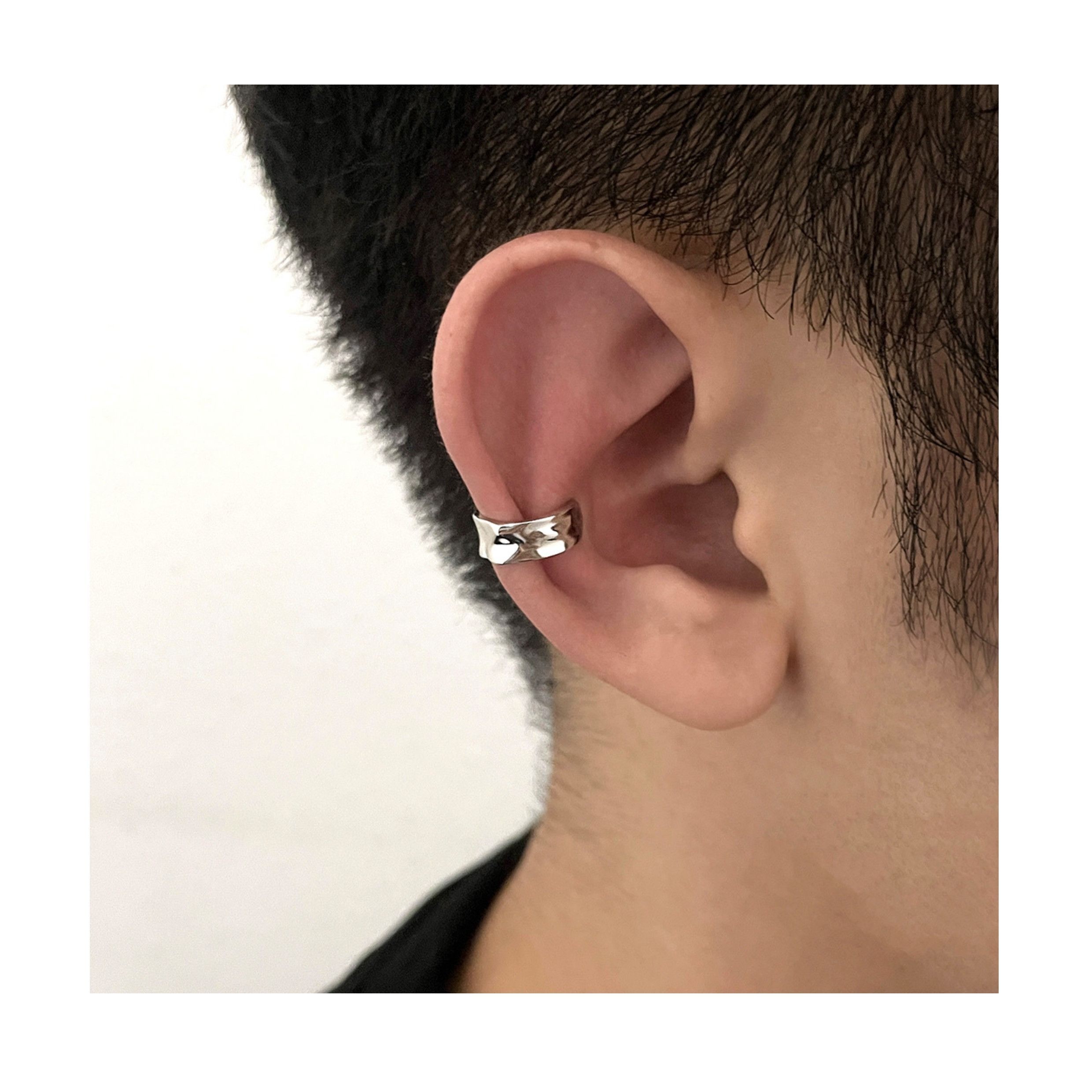 Jewelry Matchless Earrings One Pairs Chrome Jewelry Size ONE SIZE - 2 Thumbnail