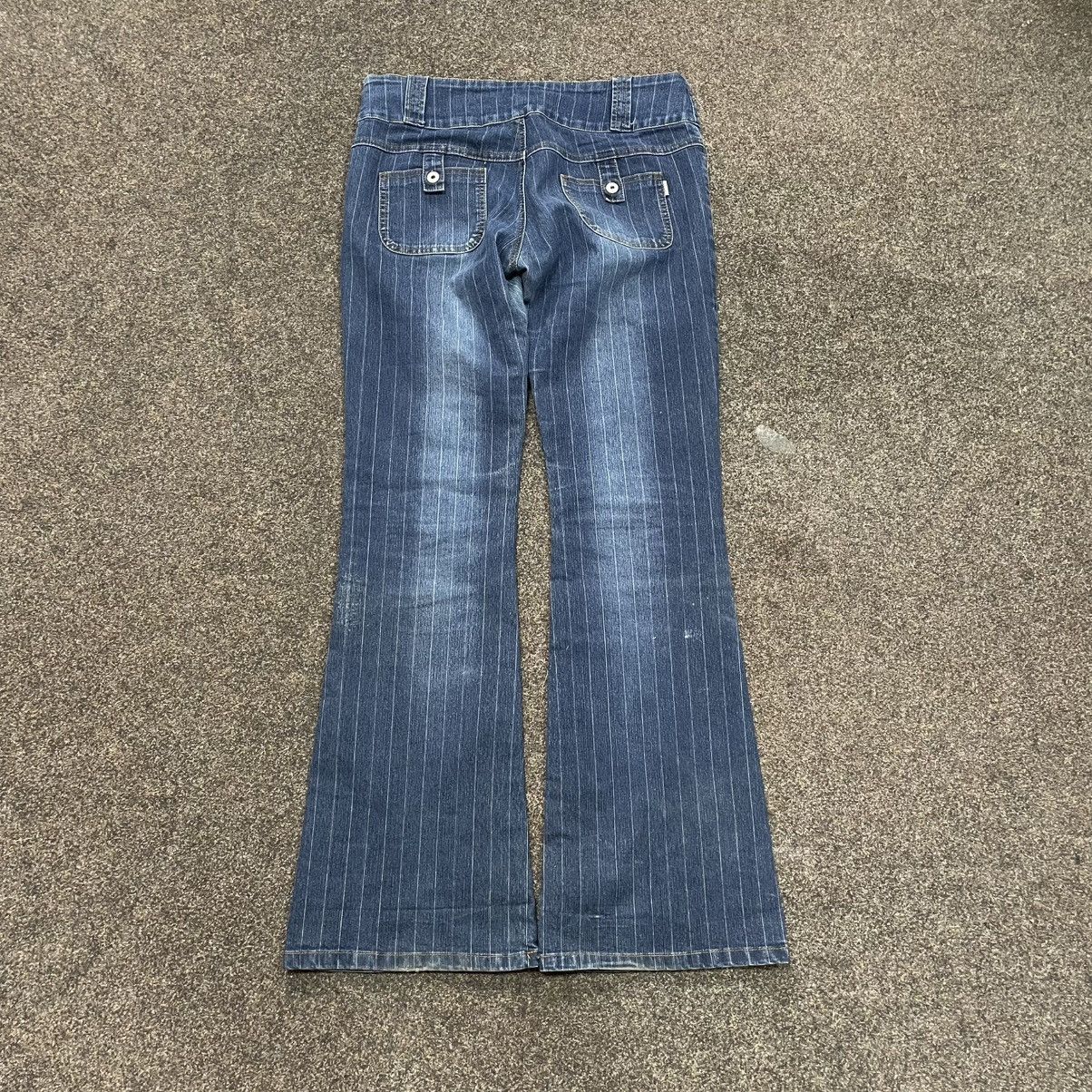 Vintage Y2K Vintage Flared Bootcut Jeans Sun Faded Distressed Skate Size 32" / US 10 / IT 46 - 3 Thumbnail