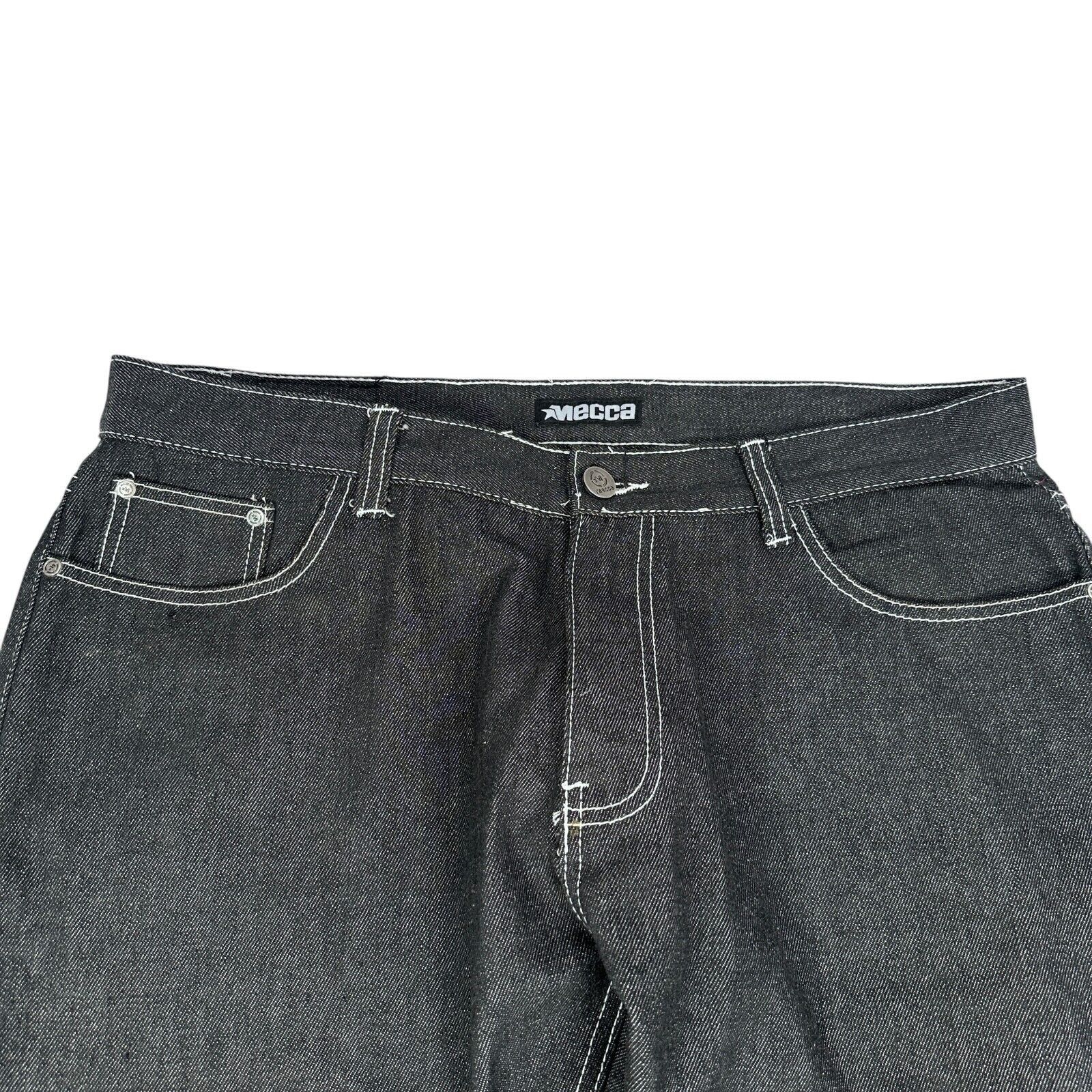 Mecca Vintage Mecca Skater Baggy Jeans Men’s 40 Black Y2K Hip Hop Size US 40 / EU 56 - 3 Thumbnail