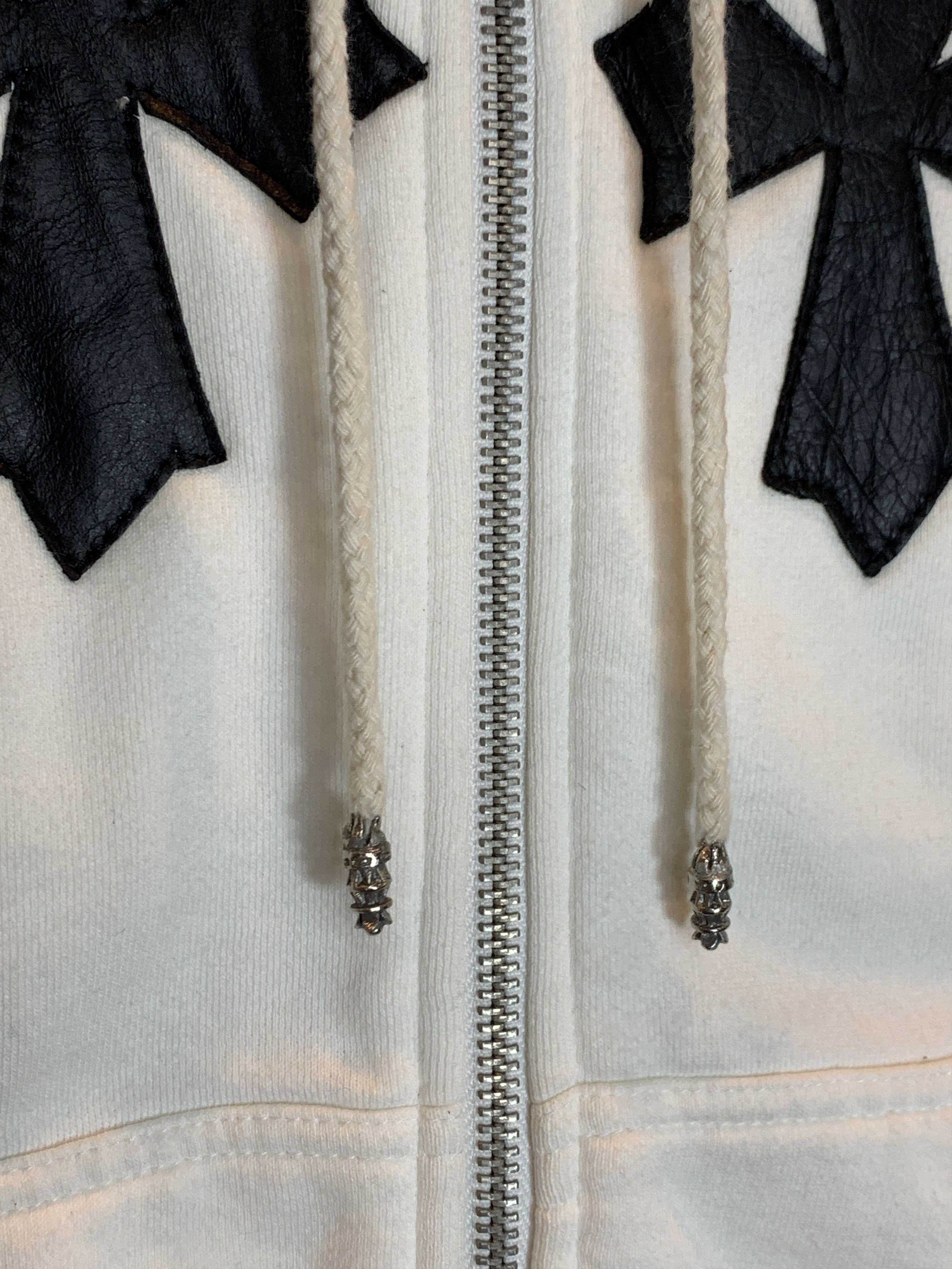 A&G Rock *RARE* Vintage A&G Rock Amal Guessous Crosses Thermal Hoodie Size M / US 6-8 / IT 42-44 - 10 Thumbnail