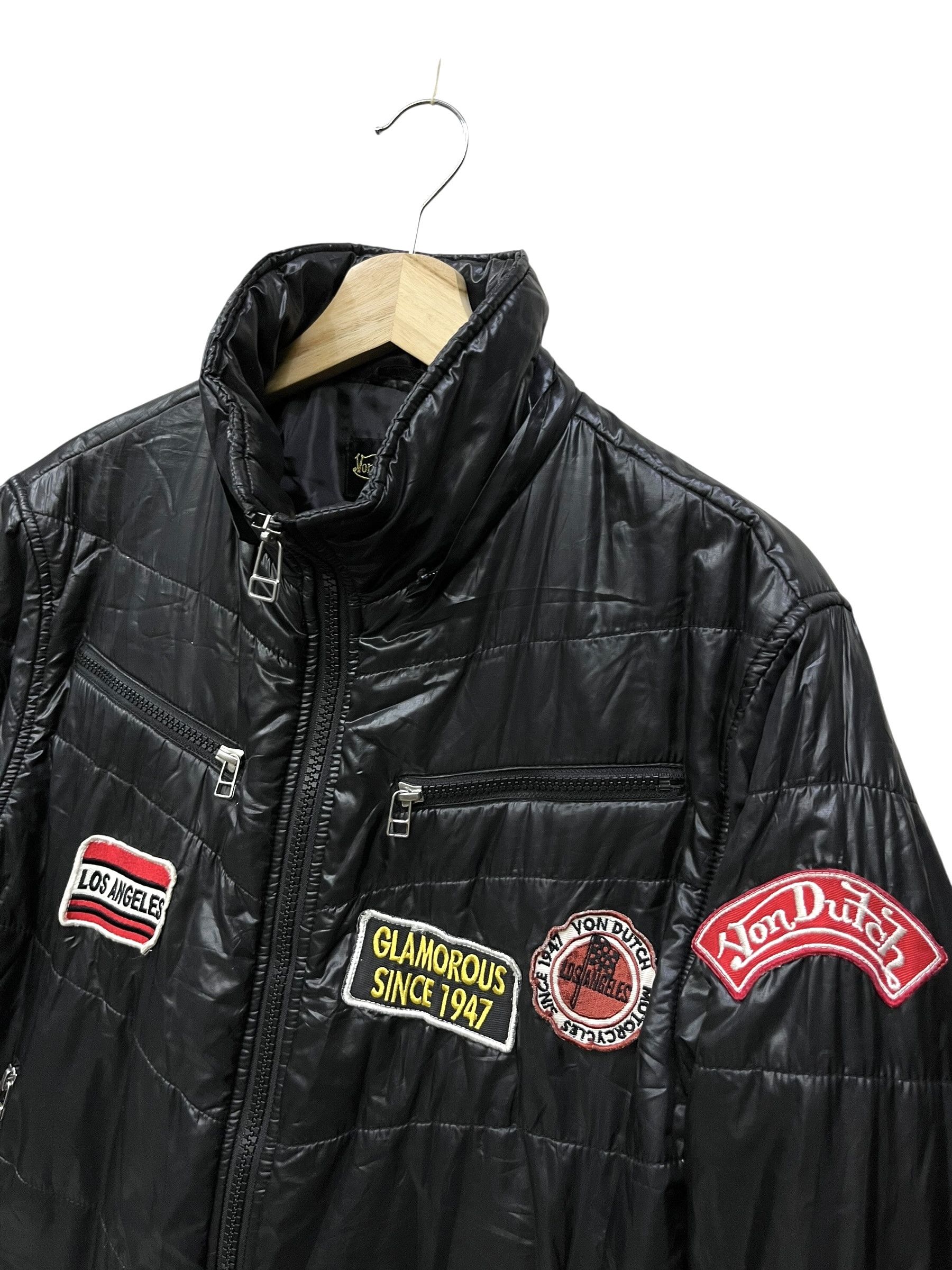 Von Dutch Vintage Von Dutch Quilted Puffer Jacket Black Los Angeles Size US S / EU 44-46 / 1 - 3 Thumbnail