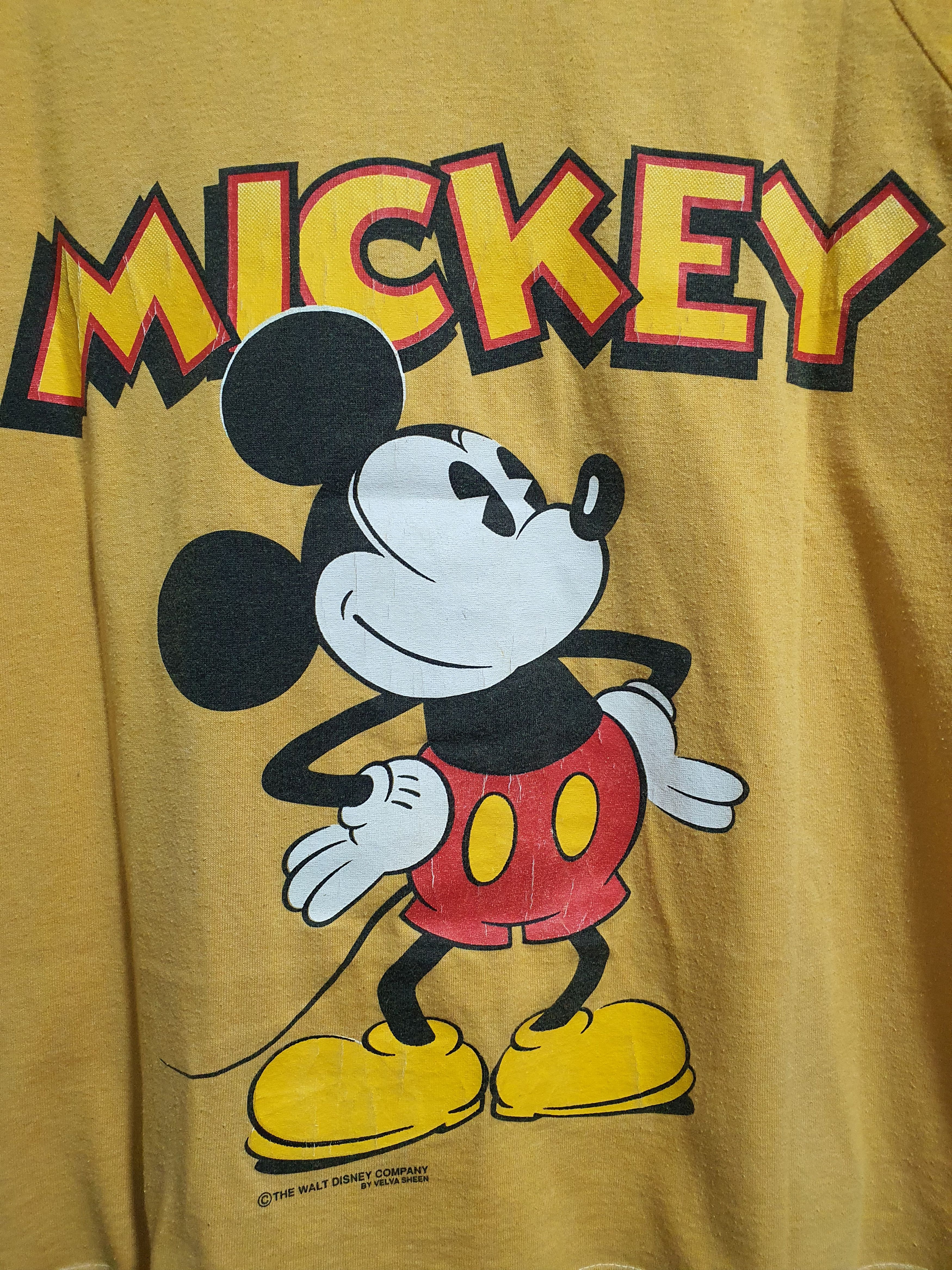 Mickey Mouse × Velva Sheen × Vintage MICKEY MOUSE 90’S VELVA SHEEN 19”/26” VINTAGE T-SHIRT Size US M / EU 48-50 / 2 - 4 Thumbnail