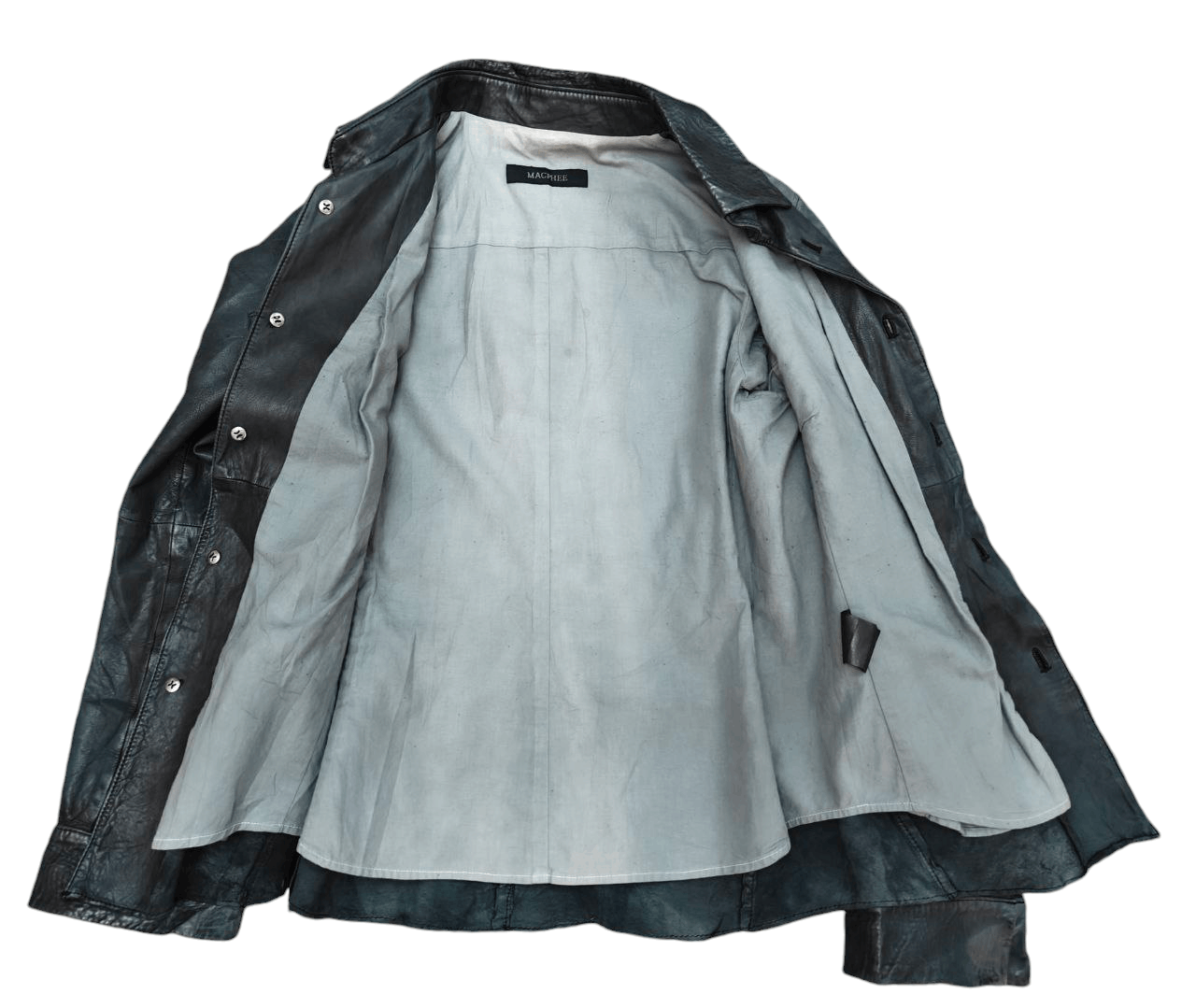 Japanese Brand Mac Phee Tomorrowland Leather Jacket Size XS / US 0-2 / IT 36-38 - 5 Thumbnail