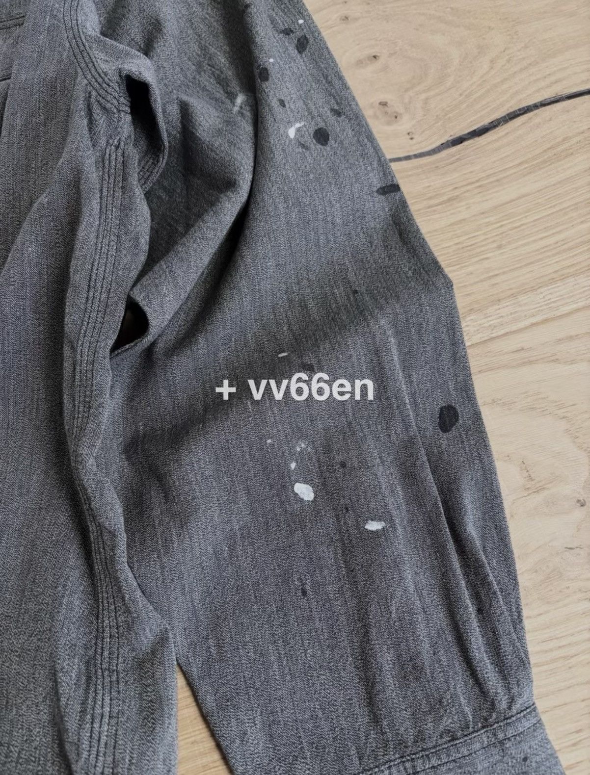 Visvim Super Rare VISVIM 26SS ICT LANGER CHAMBRAY L/S DMGD BLACK 3 Size US L / EU 52-54 / 3 - 8 Thumbnail