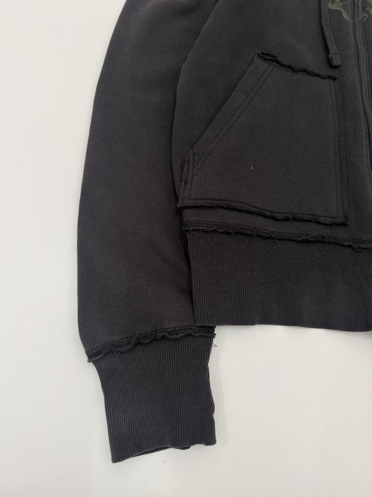 Hurley 🏄🏿‍♂️ Hurley Surf & Skate indipendent Distressed Black Hoodie -M Size US M / EU 48-50 / 2 - 3 Thumbnail